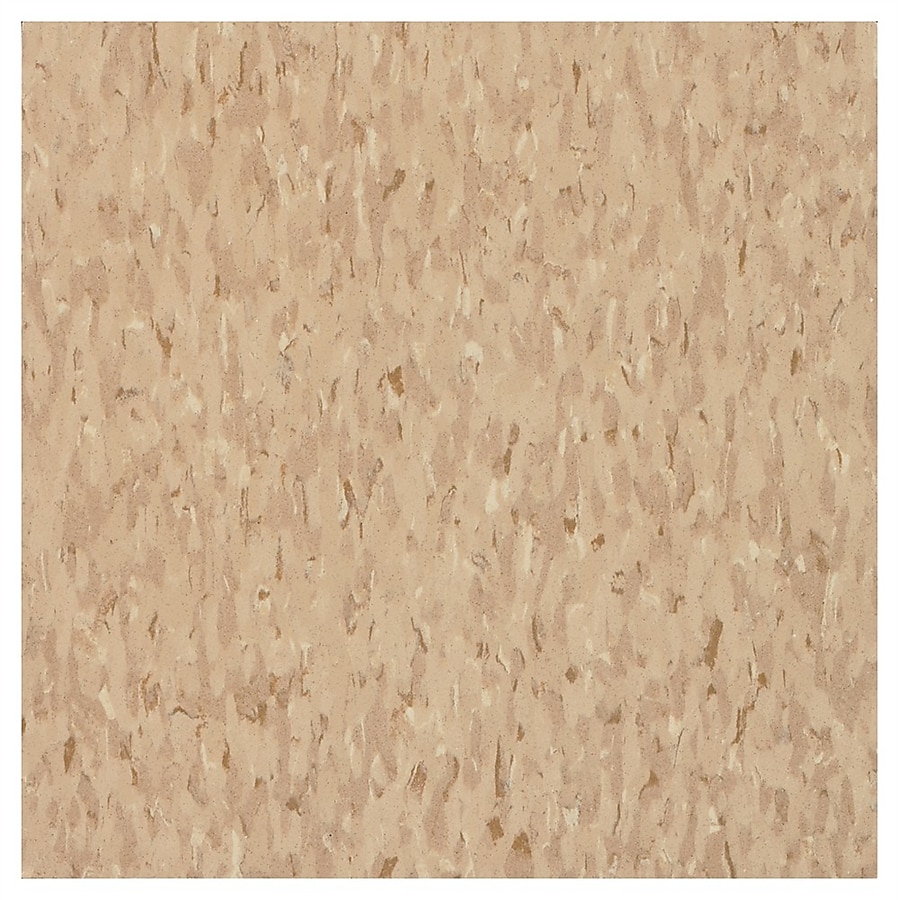 Armstrong Flooring Imperial Texture 45-Piece Nougat Commercial VCT Tile Armstrong Flooring Imperial Texture 45-Piece Nougat Commercial VCT Tile