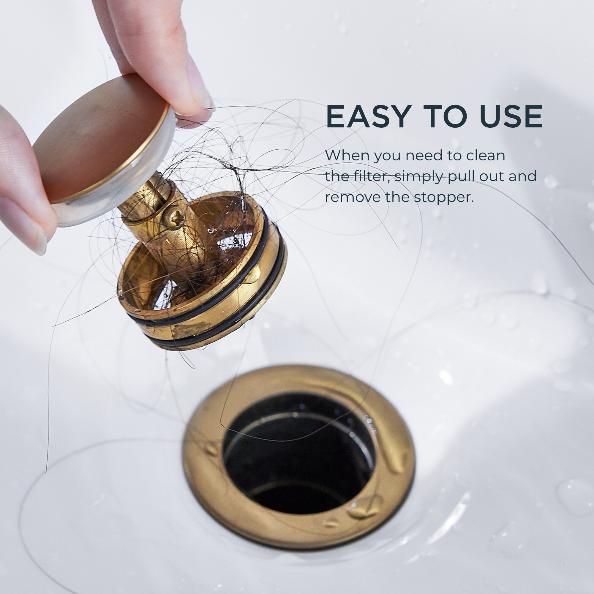 FORIOUS Gold Widespread 2-Handle Bathroom Sink Faucet with Drain in the ...