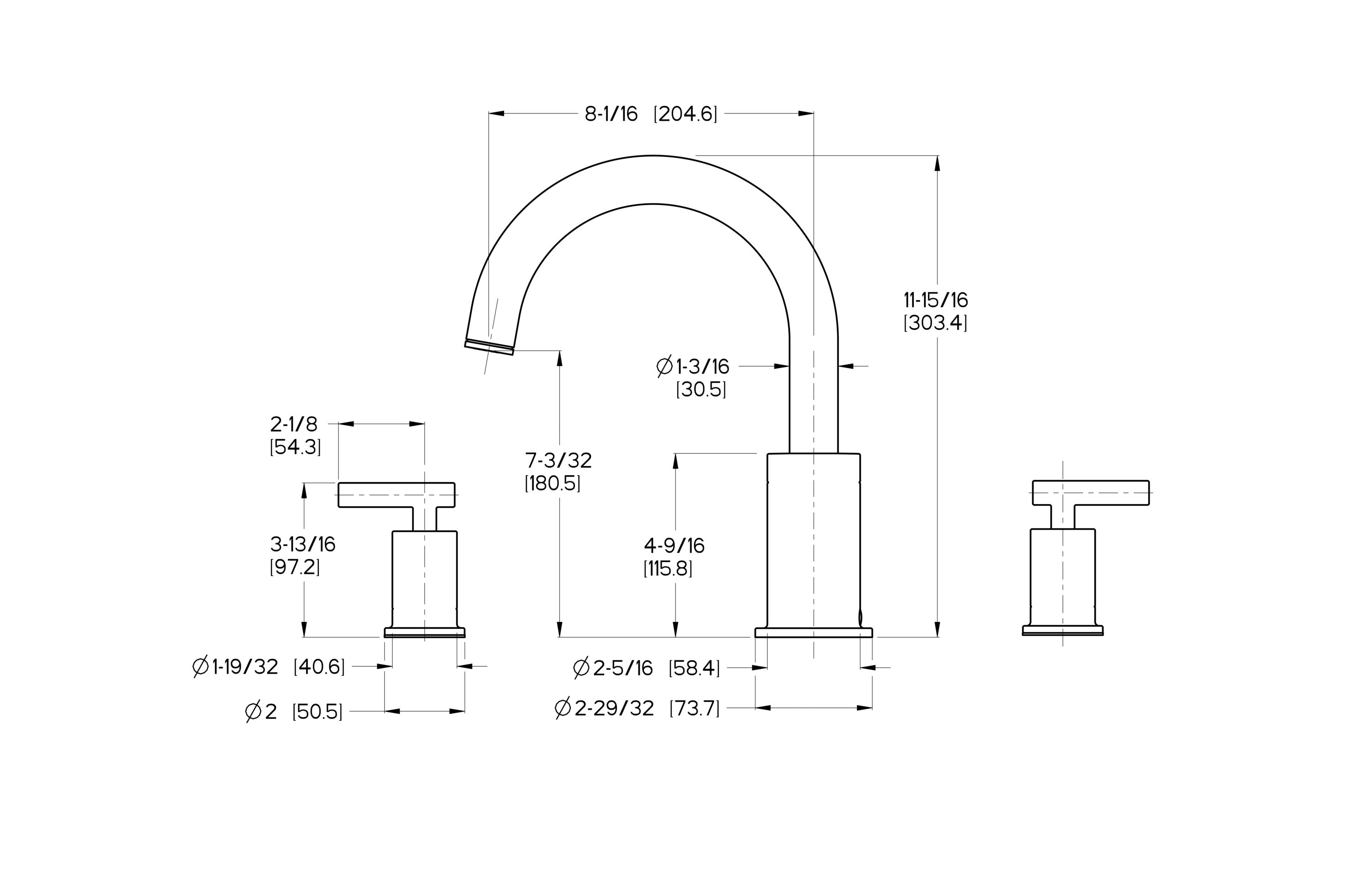 Pfister RT6-5NCB Roman-Tub-Faucets - View #3