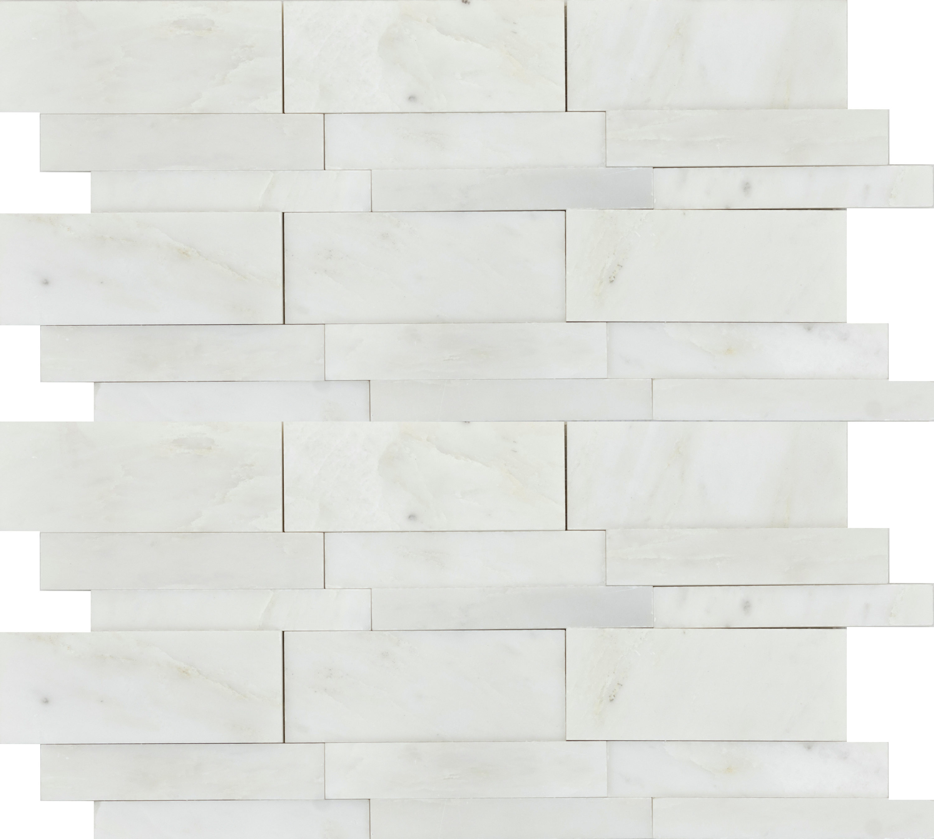 Emser M05WINTFR1212M3D WINTER FROST Winter Frost Natural Stone Marble Border Tile (12-in x 12-in)