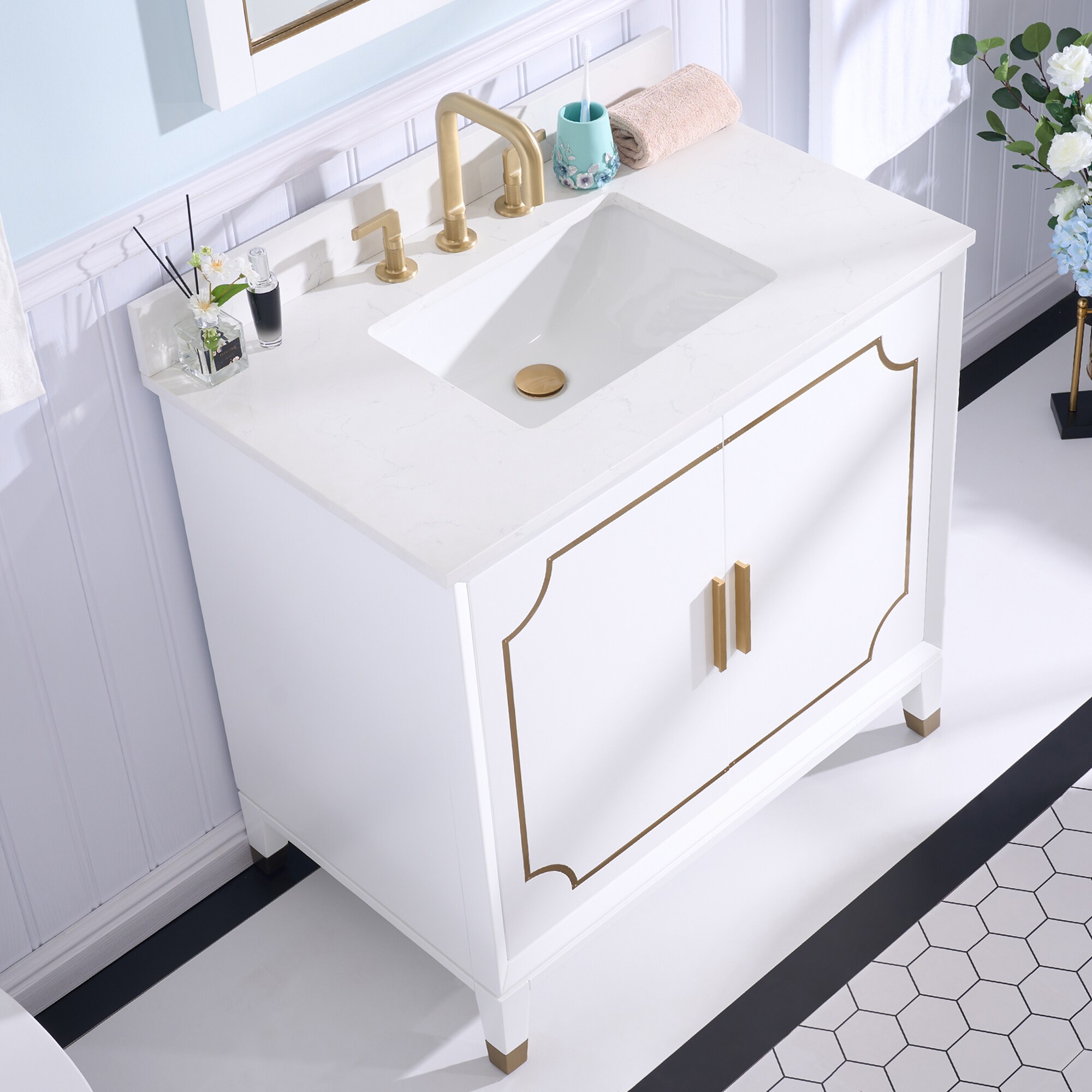 Forclover JSEX36WBK7 Bath-Vanity-Combo - View #4