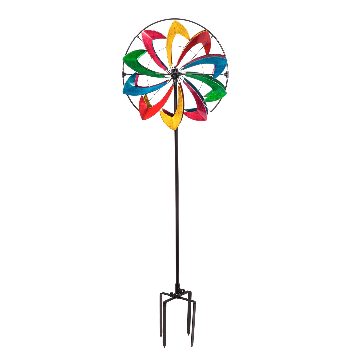 Evergreen 47M1278 75-in 20 -Blade Steel Decorative Windmill