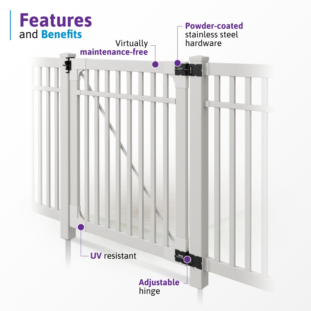WamBam Fence BL19108 Vinyl-Fence-Panels - View #4