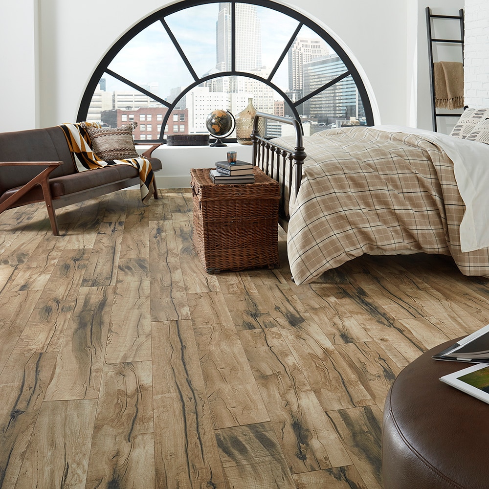 Pergo Portfolio + WetProtect Primitive Oak 10-mm Thick Waterproof Wood Plank  7.48-in W x 47.24-in L Laminate Flooring (22.09-sq ft) in the Laminate  Flooring department at Lowes.com