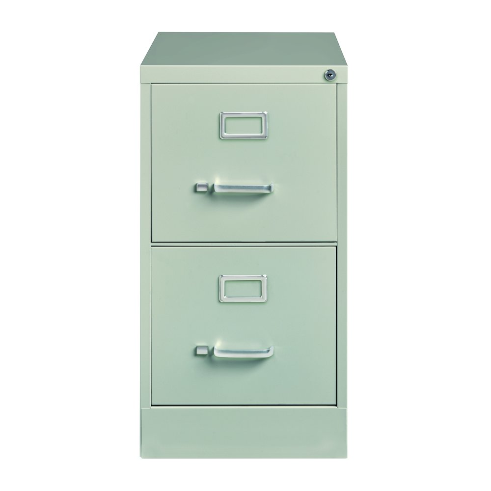 Hirsh  26.5 inch Deep 2 Drawer Vertical File Cabinet Commercial Grade Light Gray