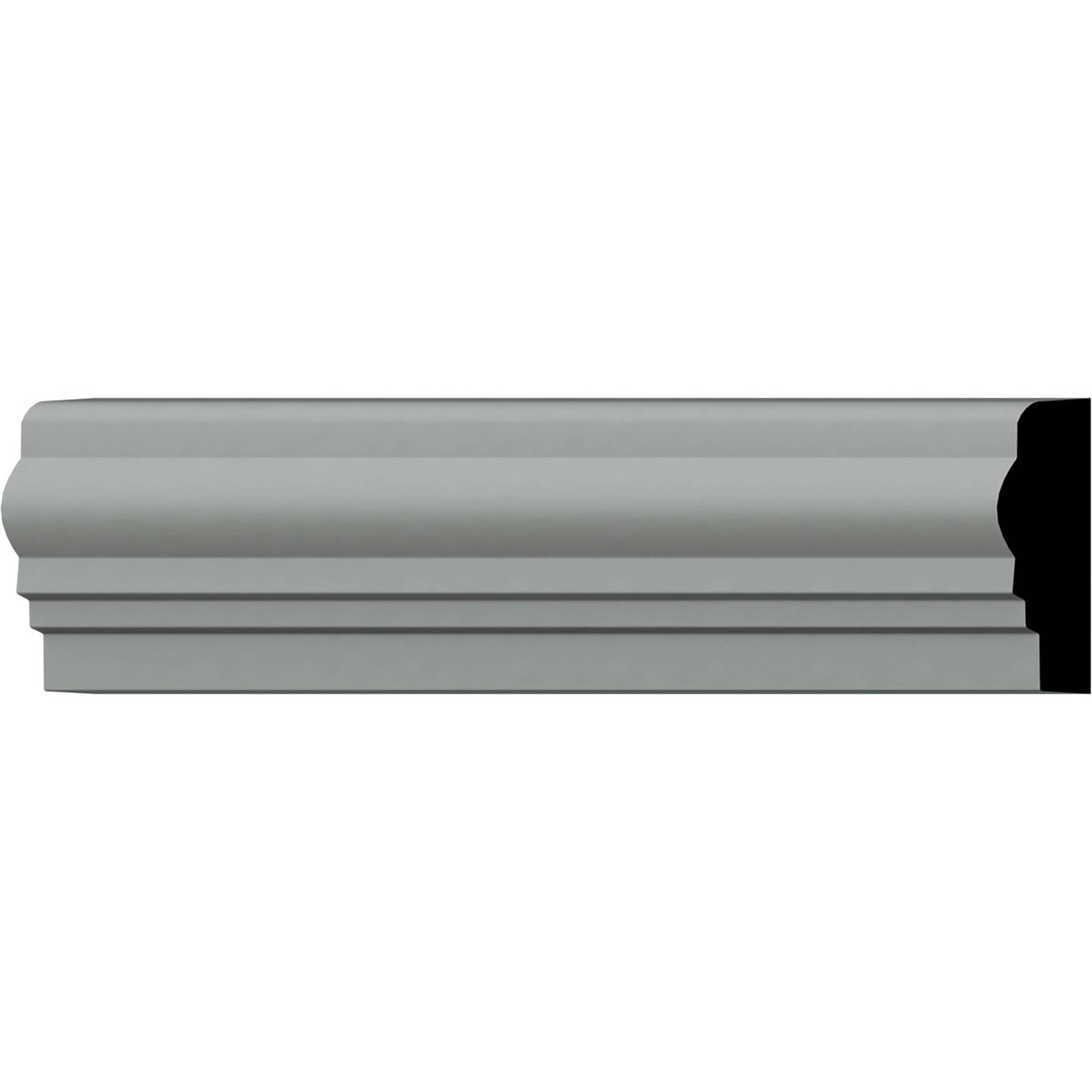 Ekena Millwork PML01X01HI Hillsborough 1-3/4-in x 7-ft 10-1/2-in Primed Urethane 171824 Chair rail Moulding