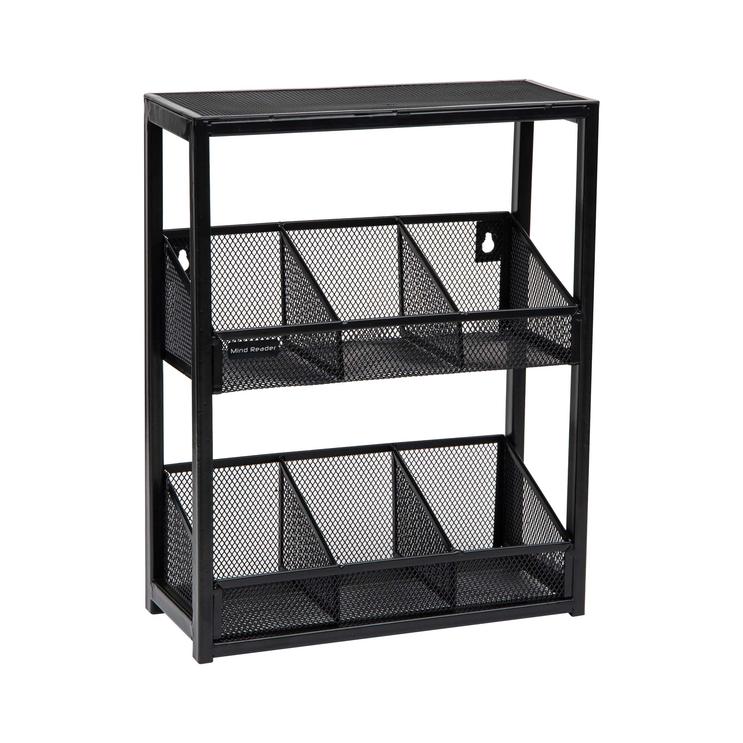 Mind Reader 12.5-in W x 18-in H 1-Tier Freestanding Metal Appliance Lift  Shelf in the Cabinet Organizers department at