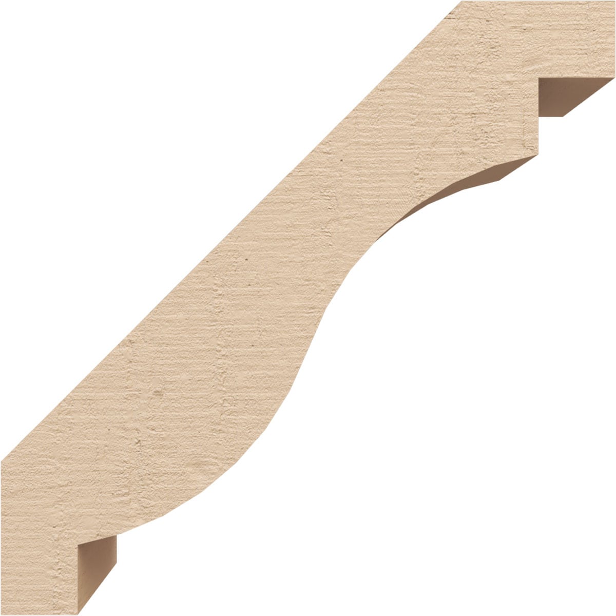 Ekena Millwork BRCUR03X06X06CHGRCPR braces - View #4