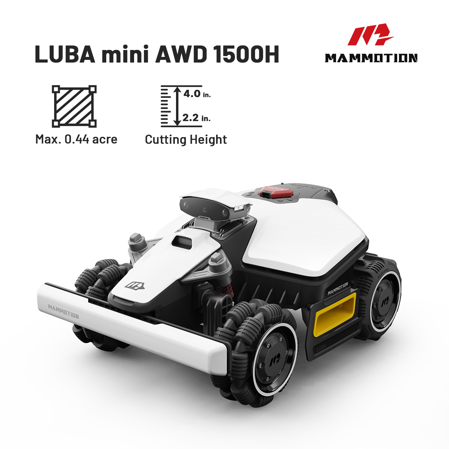 MAMMOTION LUBA MINI AWD 1500H Robotic-Mowers - View #2
