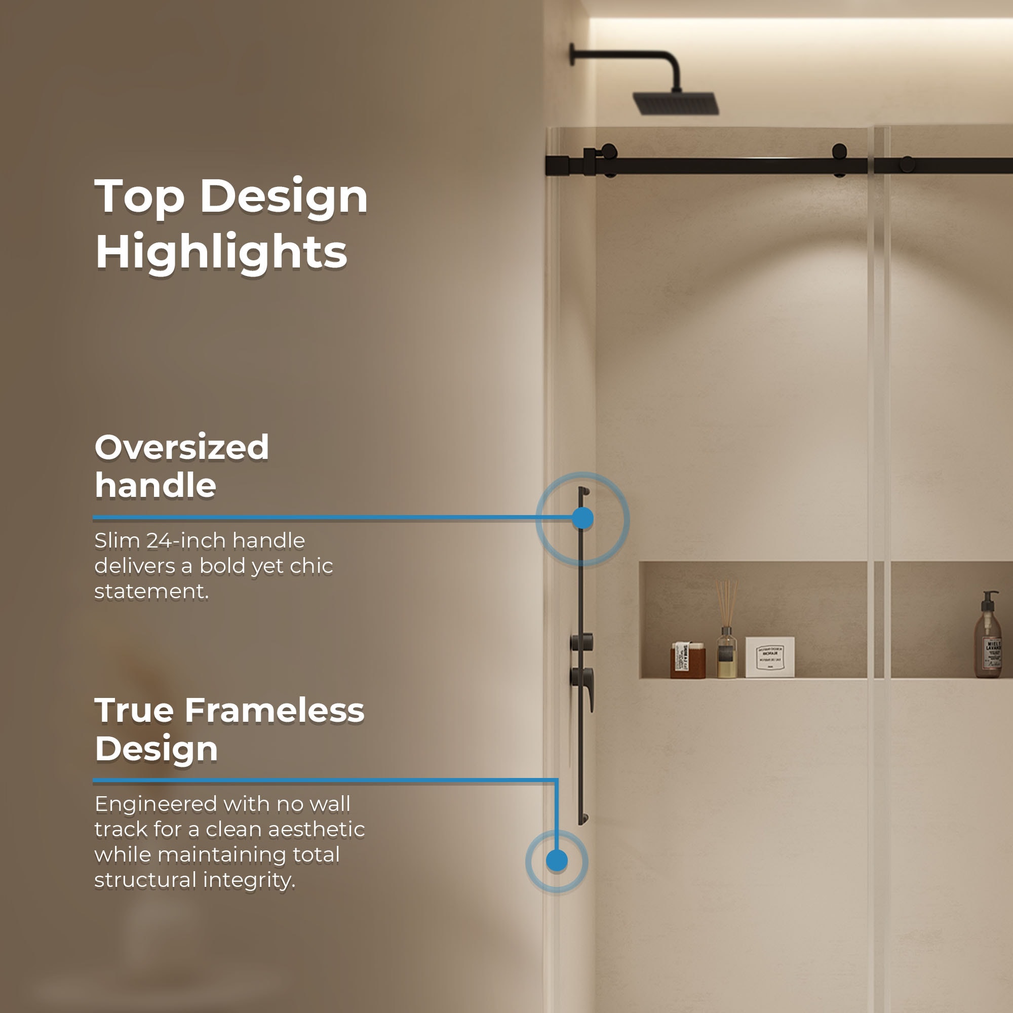 OVE Decors 15SGP-SELB48-BLK Shower-Doors - View #4