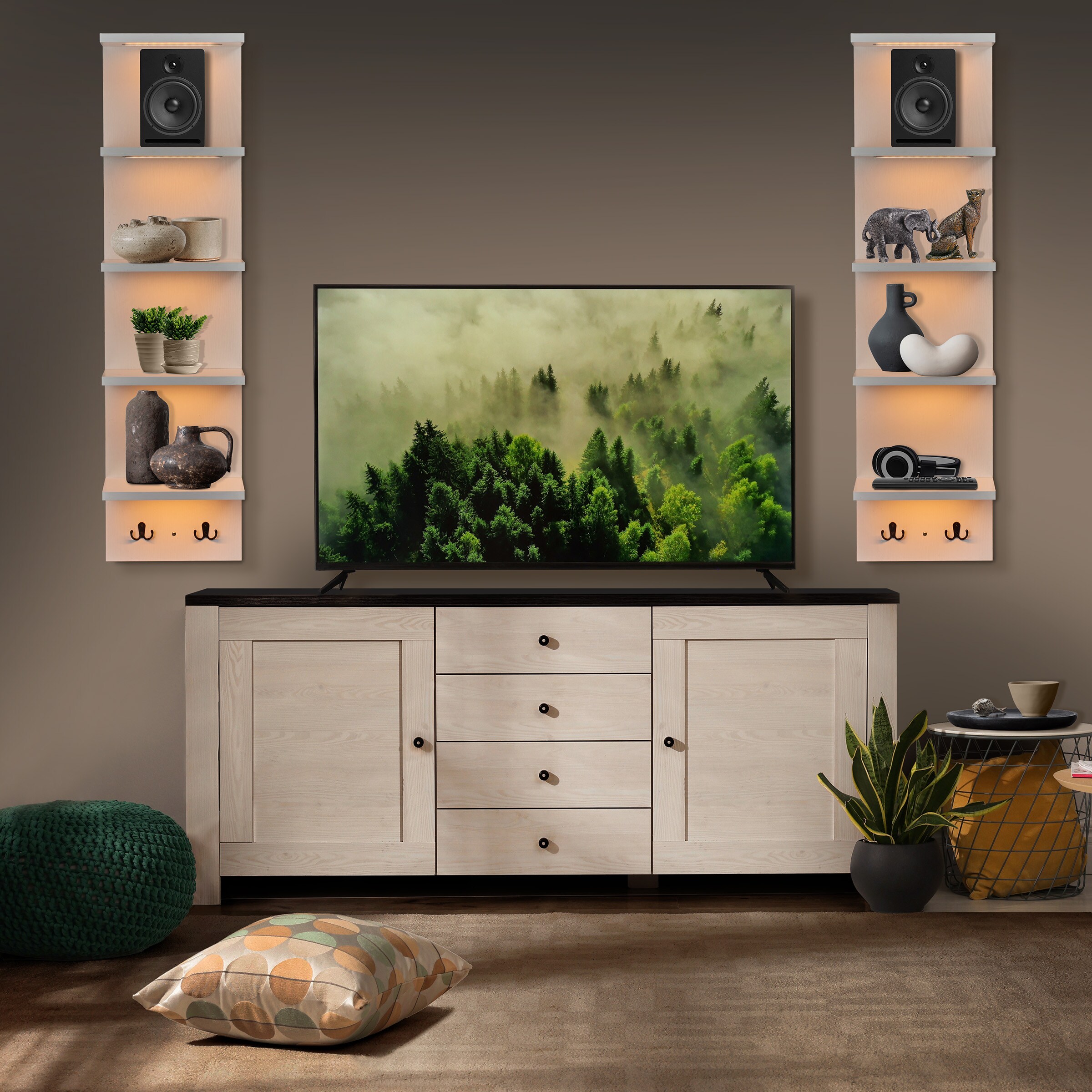 SORBUS 192405070228 Wall-Mounted-Shelving - View #3