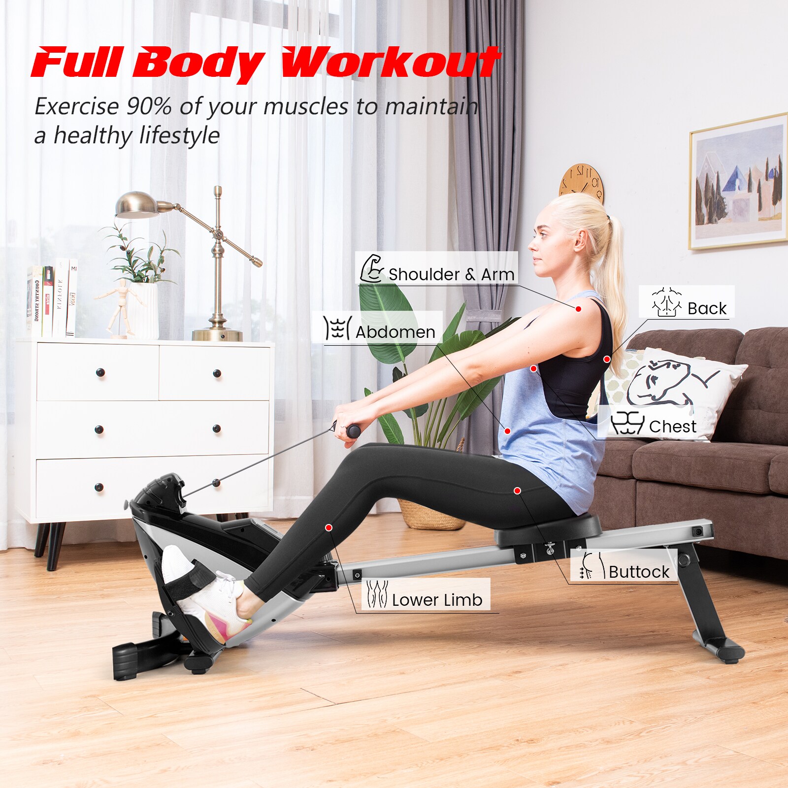 SUGIFT LW108SUGHY4379 Rowing-Machines - View #7