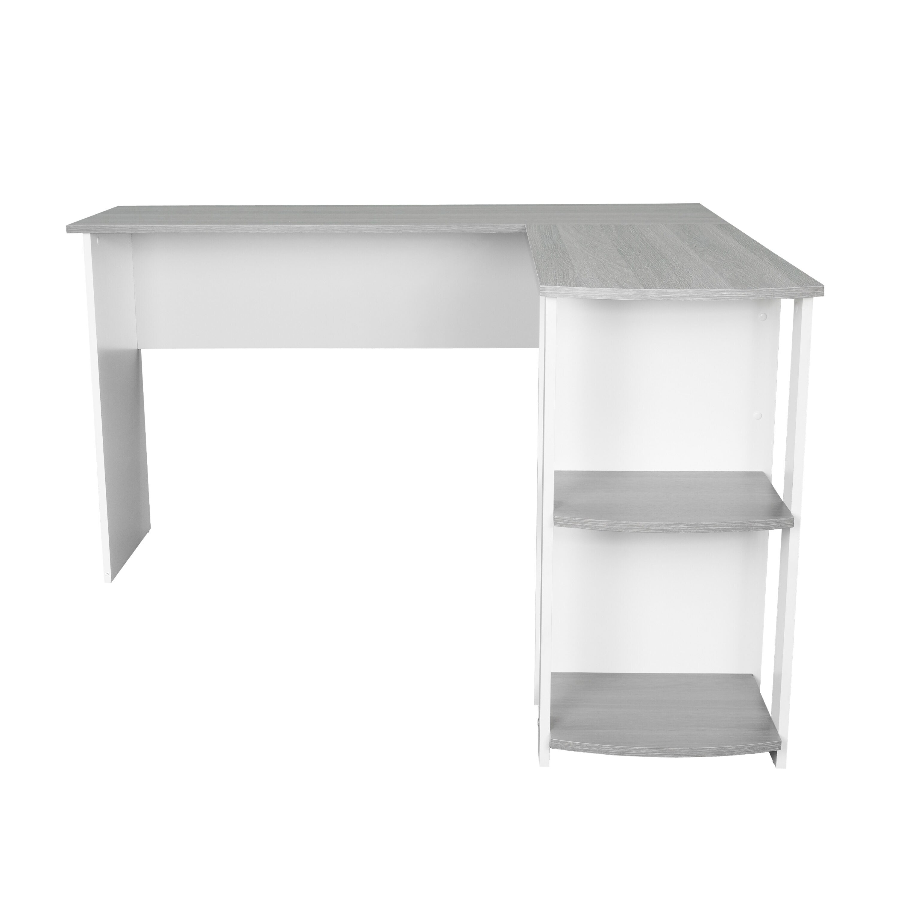 Maocao Hoom 53.5-in Gray Modern/Contemporary L-shaped Desk in the Desks ...