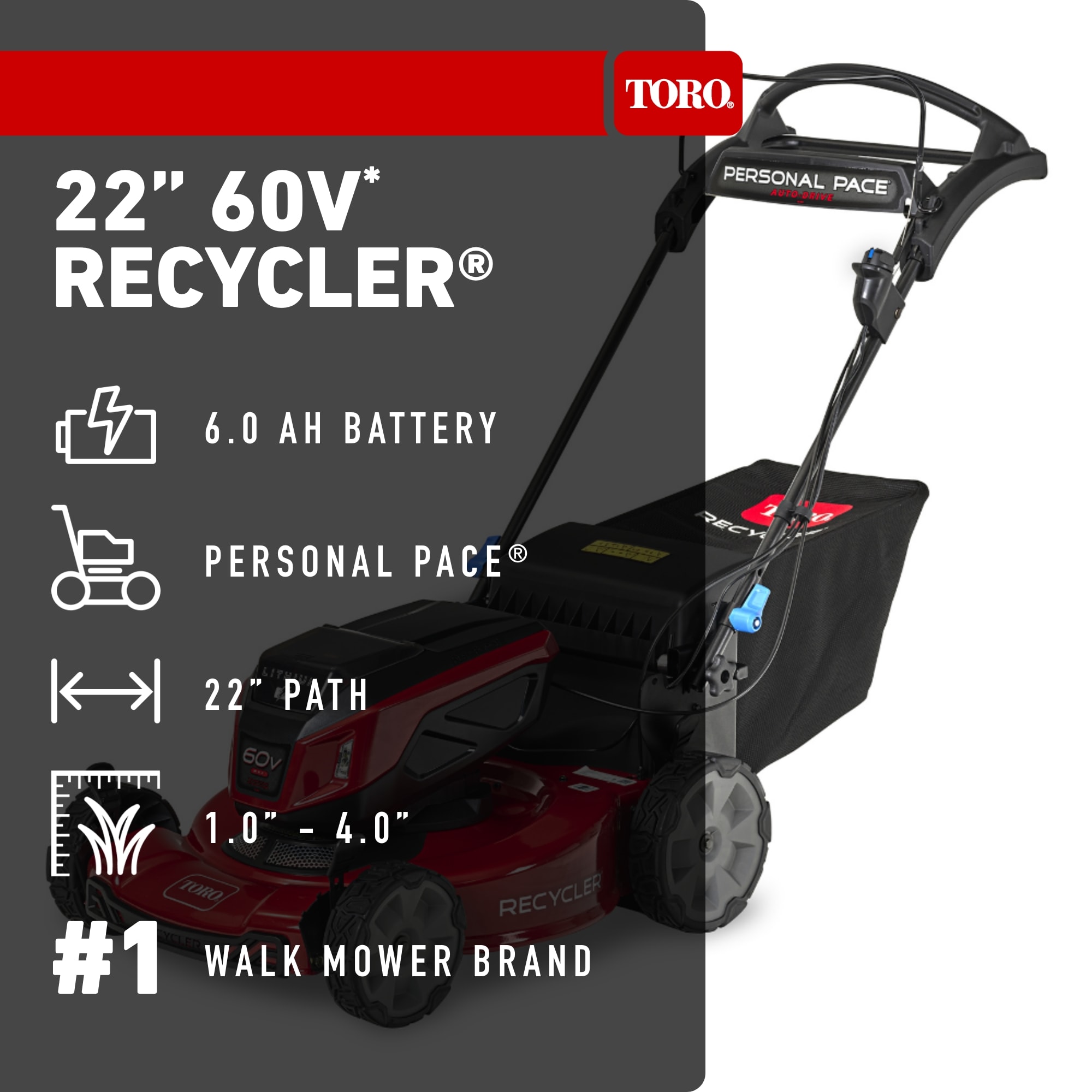 Toro 21467 Cordless-Elec-Push-Mowers - View #2