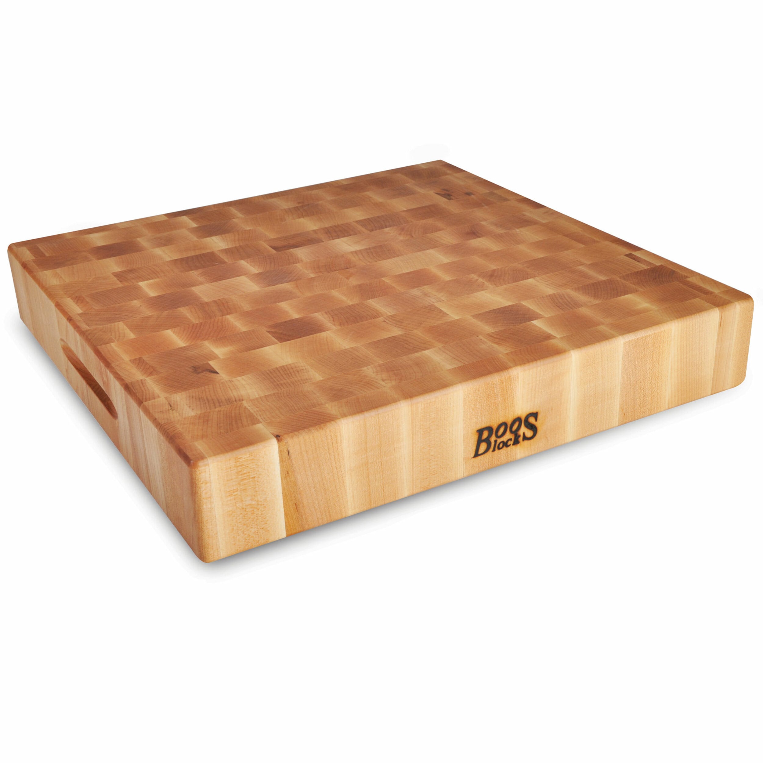 John Boos 217673 18-in L x 18-in W Wood Cutting Board