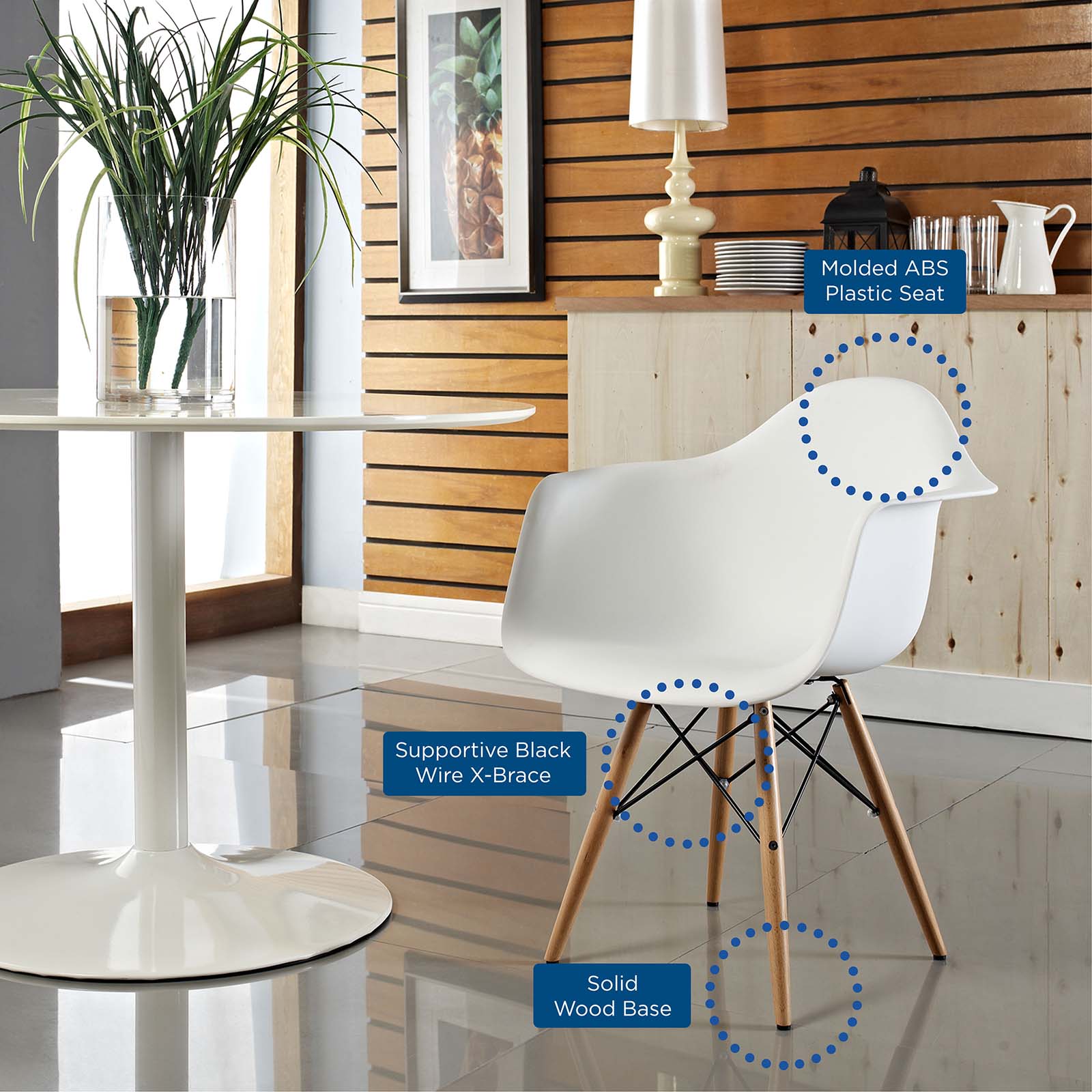 Modway EEI-929-WHI Dining-Chairs - View #5