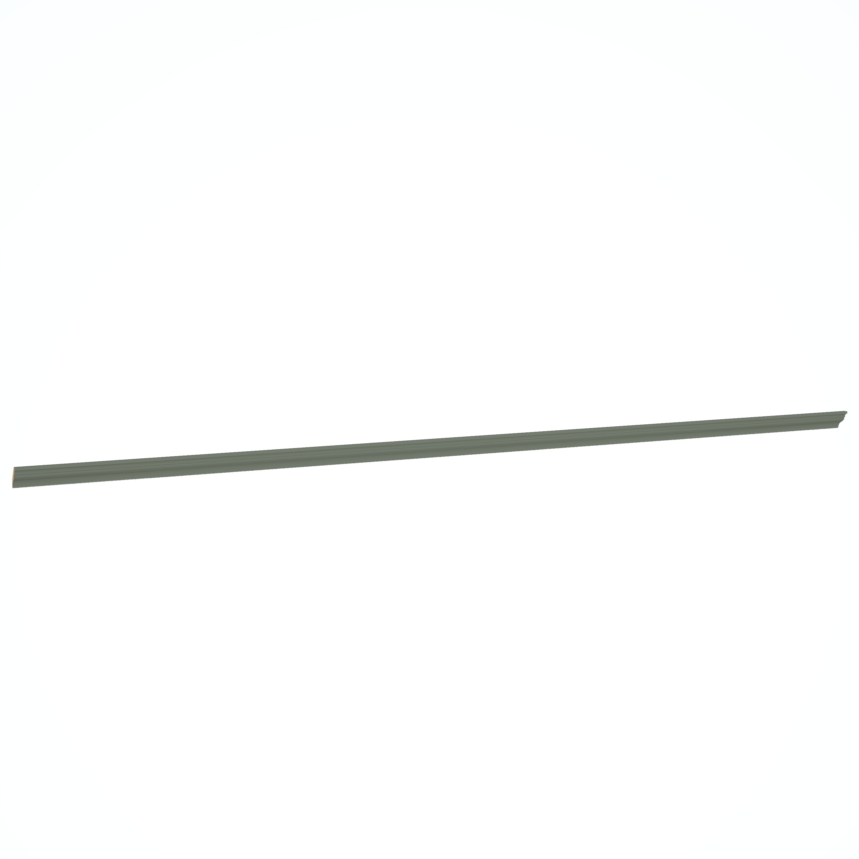 Diamond Express 61H-SWLCRM8 Cabinet Crown Moulding 96-in W x 2.1-in H x 2.2-in D Retreat Green Painted