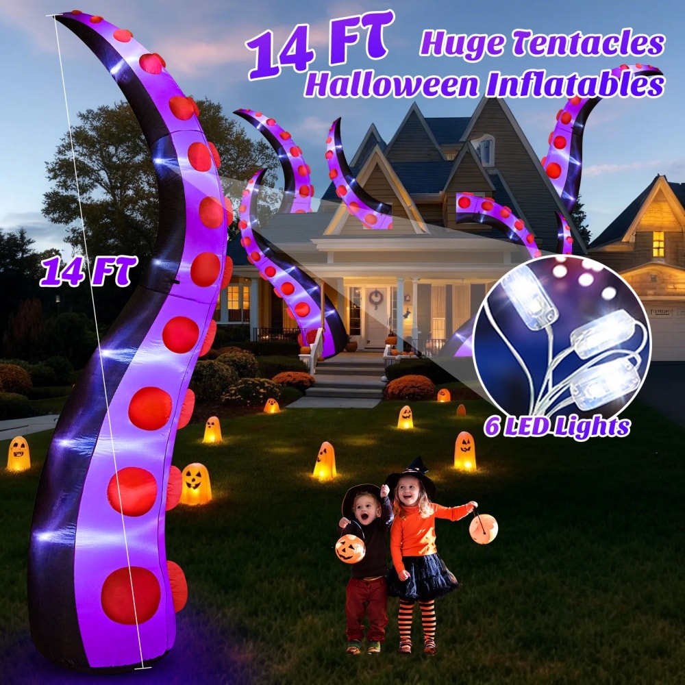 Danxilu H-OCTOPUS-001-14F Outdoor-Halloween-Decor - View #2