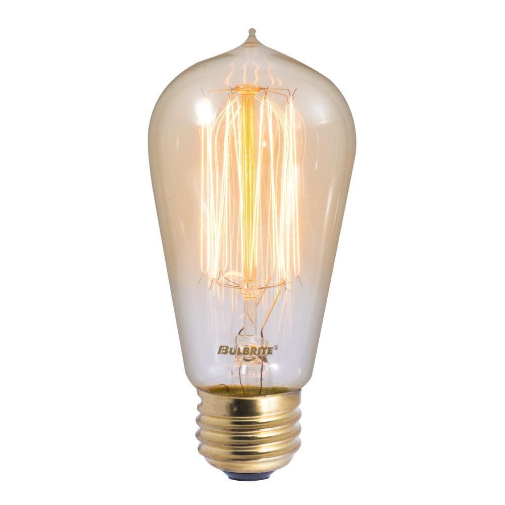 Vintage look 60-Watt Dimmable St18 Vintage Decorative Incandescent Light Bulb 