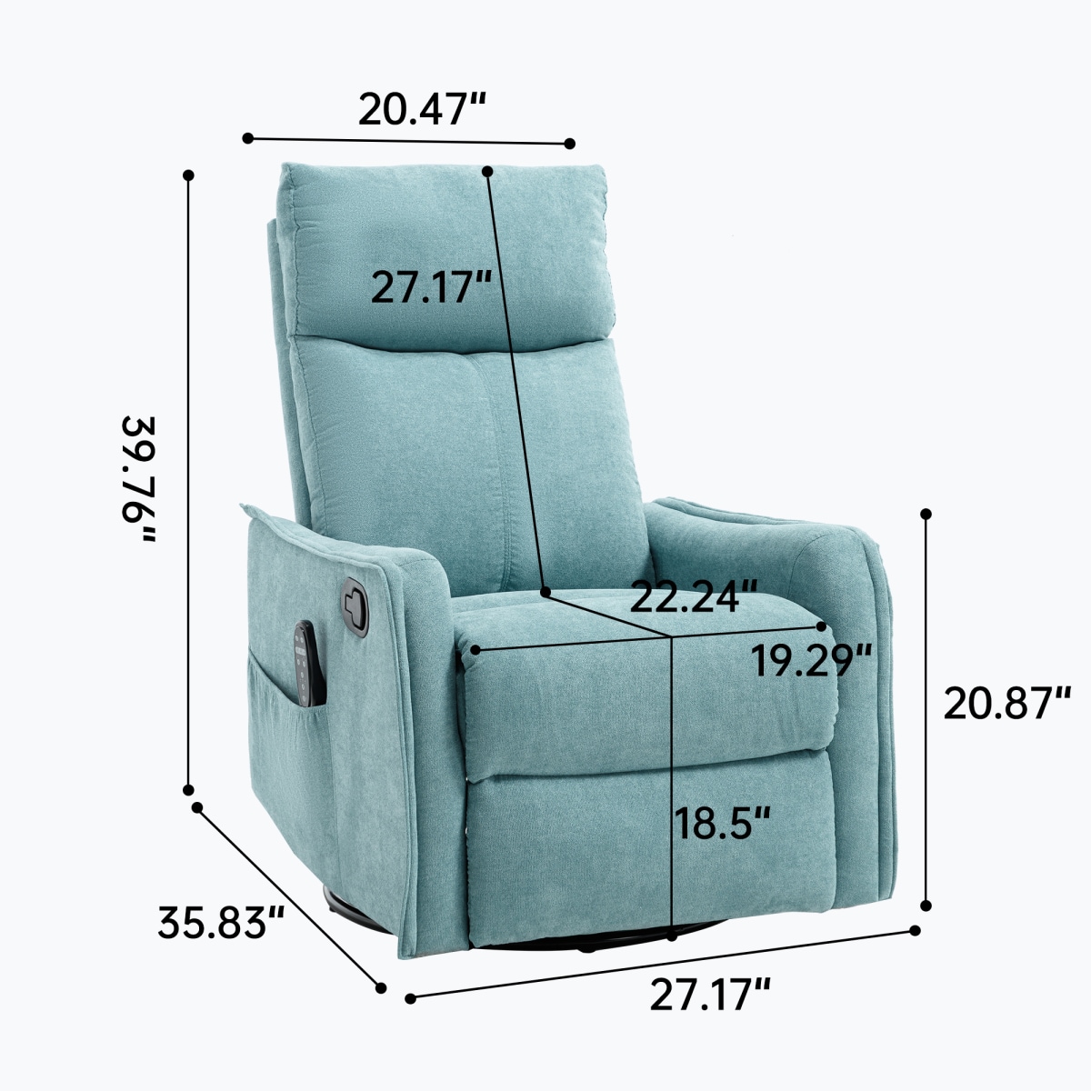 Streamdale Furniture W1803P362302 recliners - View #15