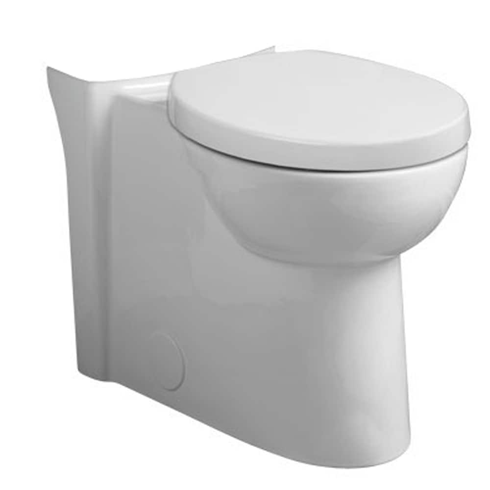 Studio White Elongated Chair Height Toilet Bowl 12-in Rough-In | - American Standard 3075120.020