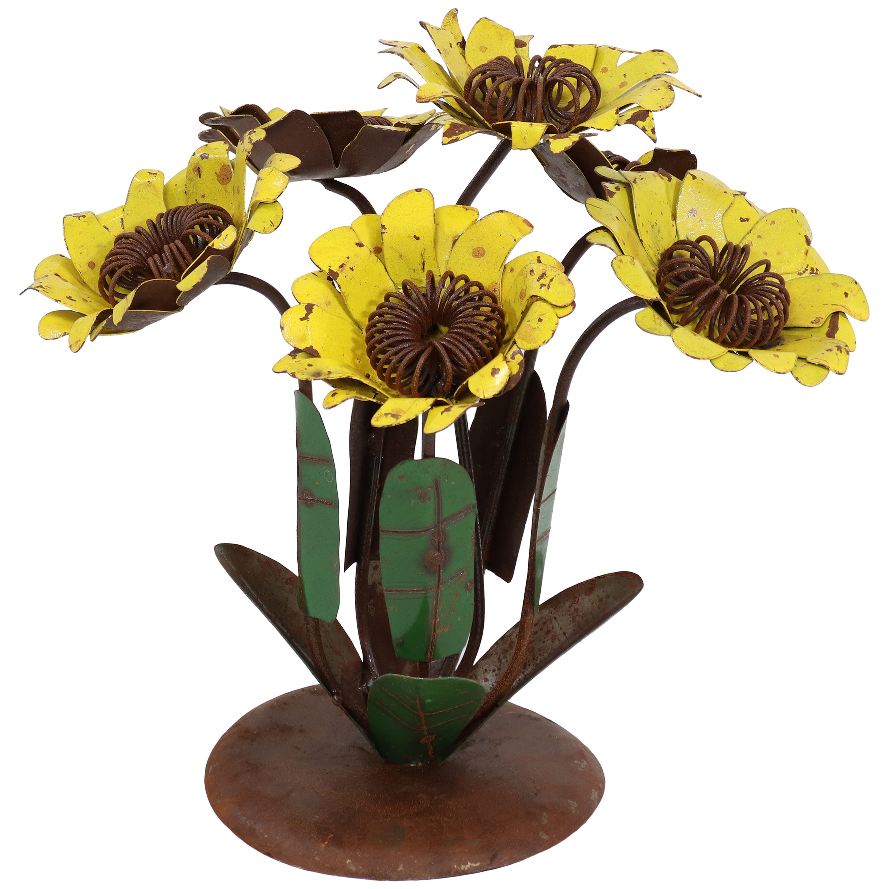 Sunnydaze Decor 13-in H x 13.5-in W Yellow Garden Statue at Lowes.com
