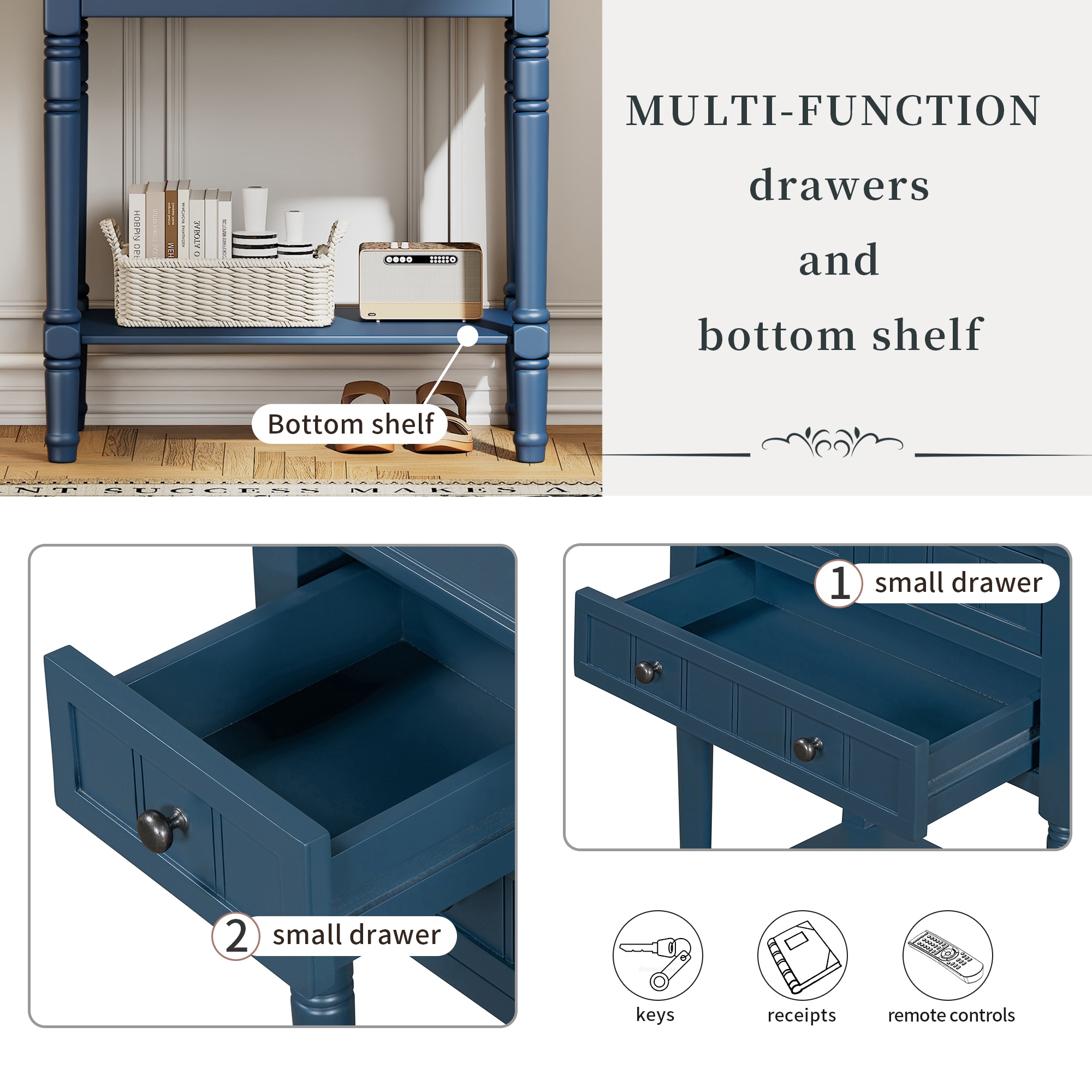 ModernLuxe N715P180478M Console-Sofa-Tables - View #7