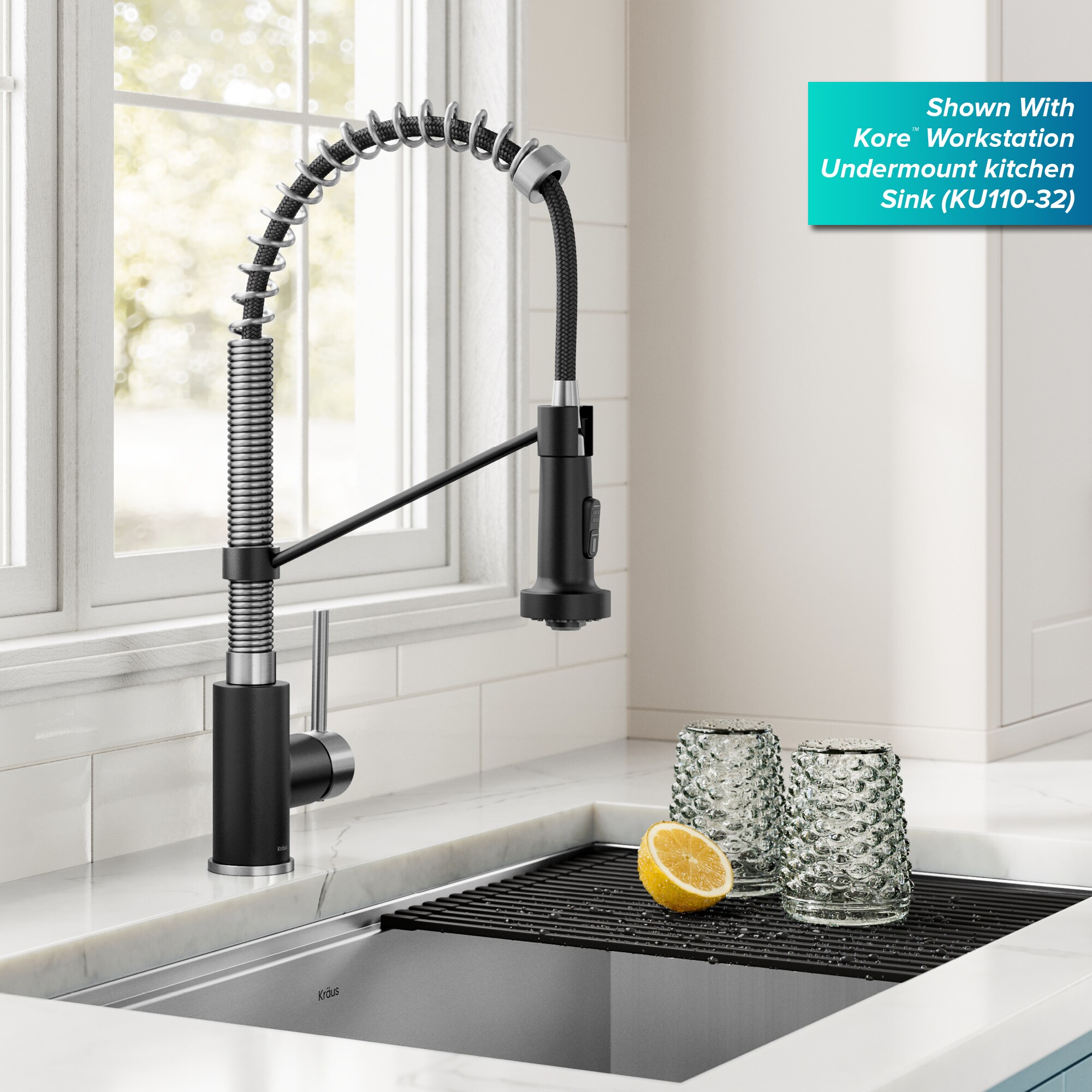 Kraus KPF-1610SSMB Kitchen-Faucets - View #3