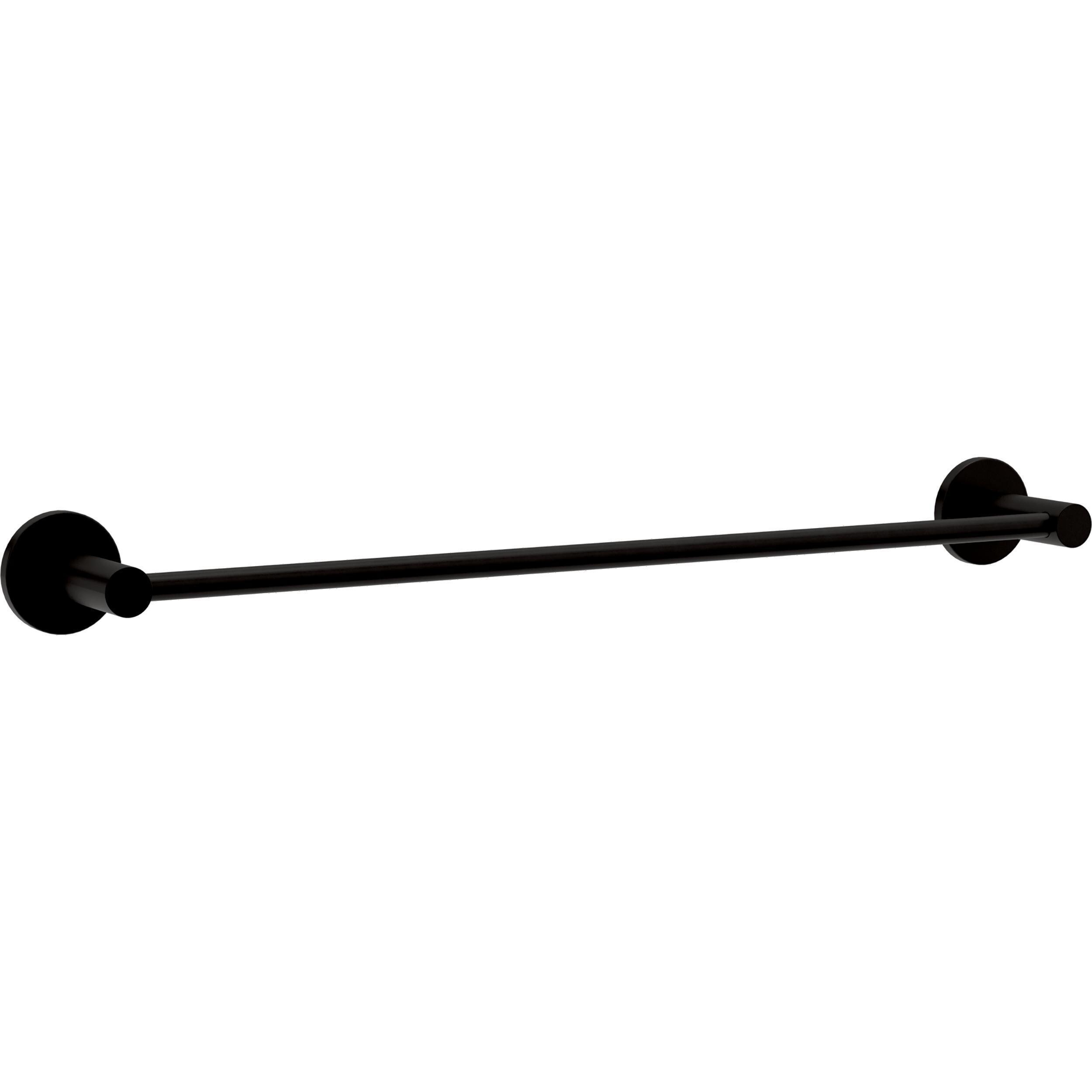 Peerless PA647-18BL Precept 18-in Matte Black Wall mount Single Towel Bar