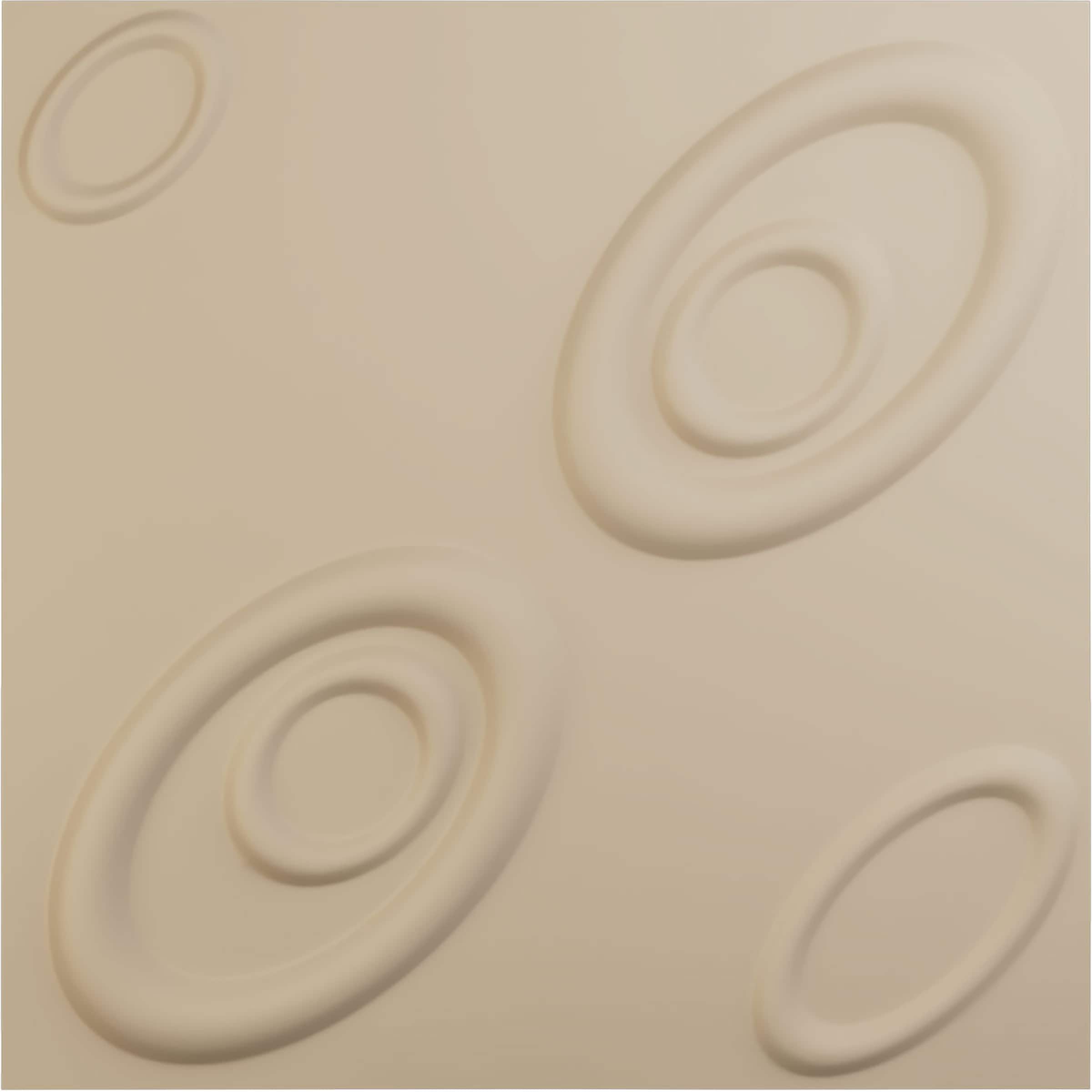 Ekena Millwork WP20X20MAGBE 19-5/8-in x 19-5/8-in Embossed Paintable/Stainable Off-white PVC Abstract Wall Panel ( 2.67-sq ft )