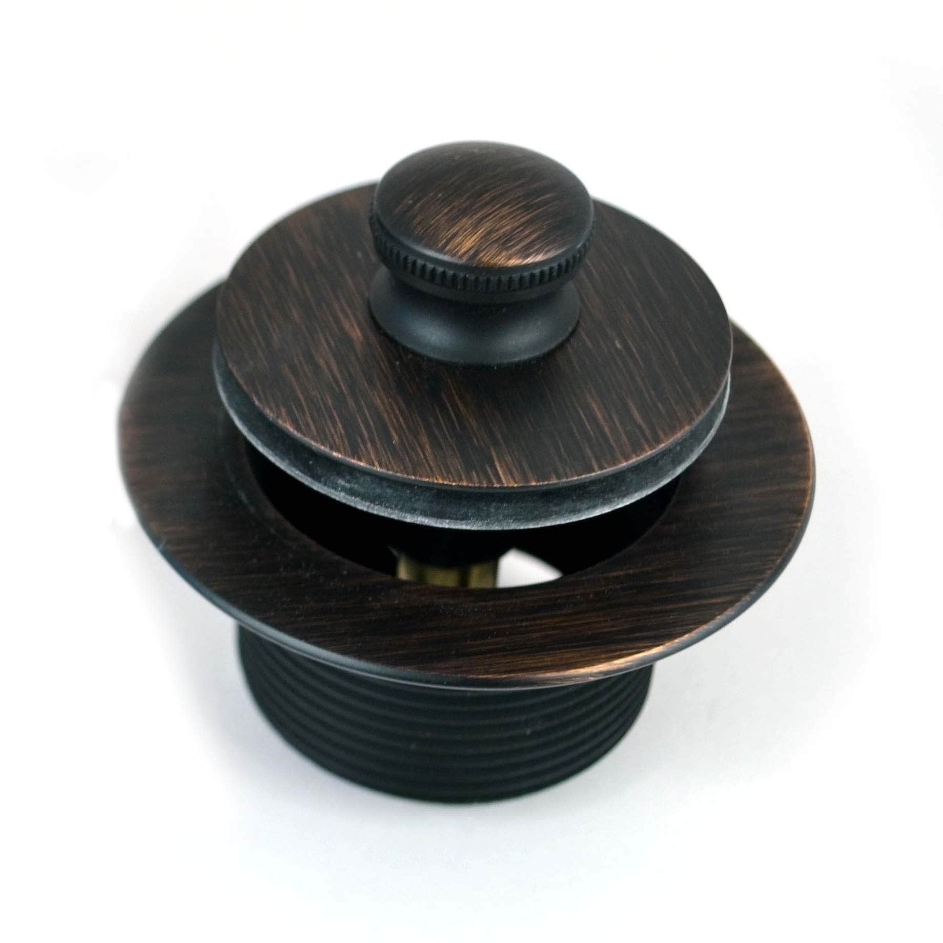WATCO 38305-BZ 1.865-in Overall Dimensions X 11.5-in Threads X 1.25-in Depth Push Pull Bathtub Closure In Oil-Rubbed Bronze
