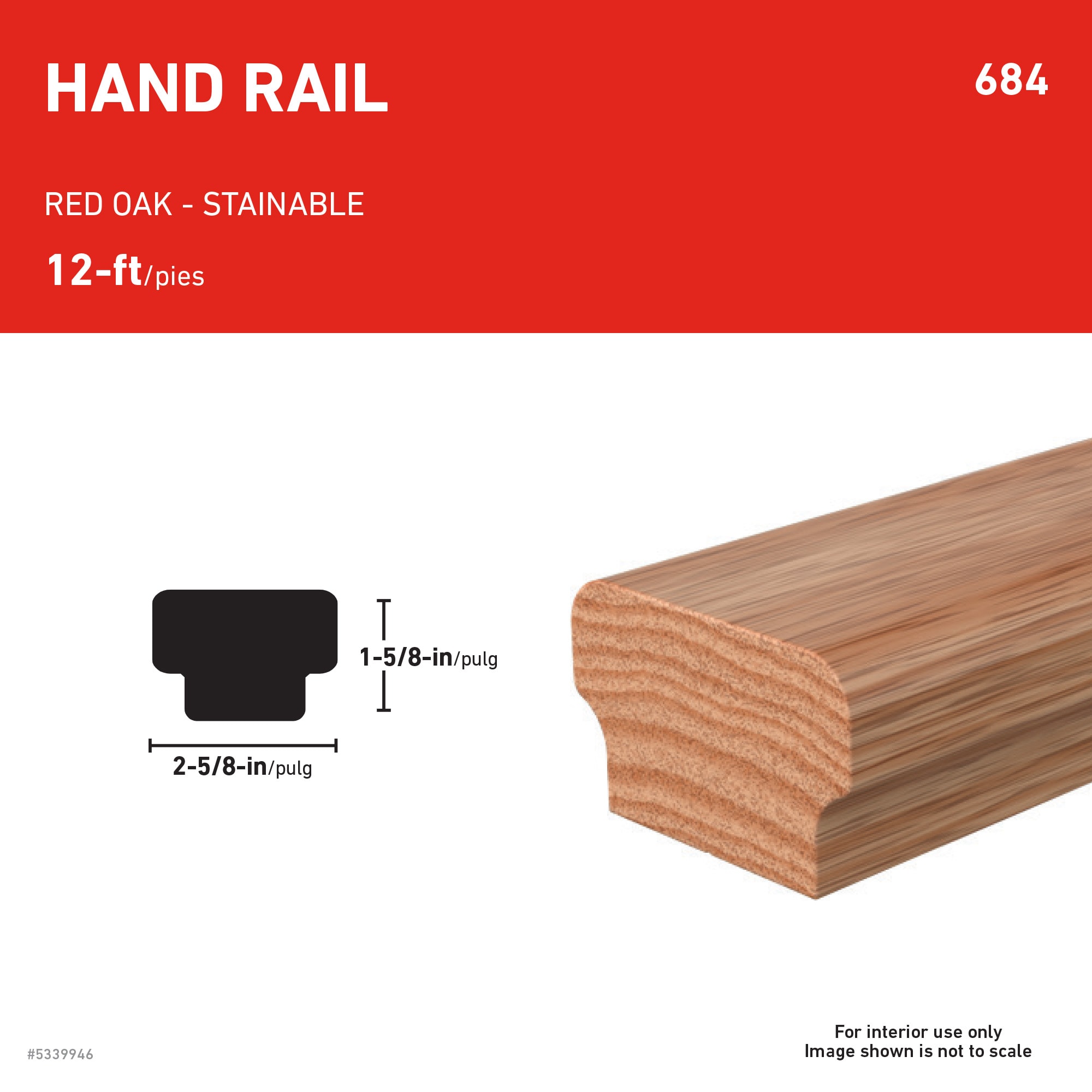 L.J. Smith Stair Systems 684-12-O Interior-Stairpart-Railing - View #5