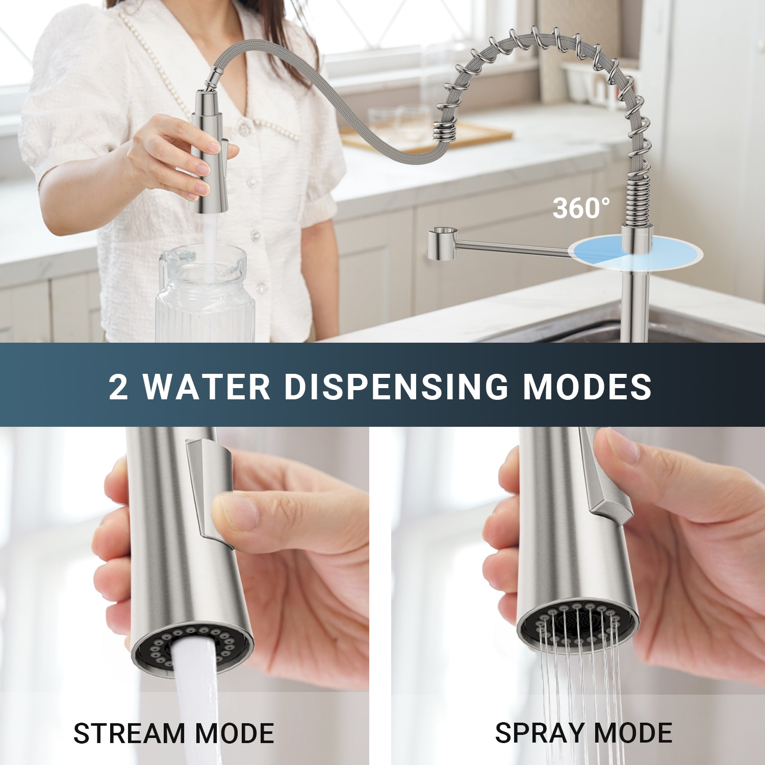APPASO 829BN-SD Kitchen-Faucets - View #5