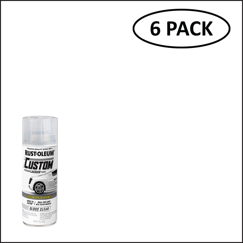 Rust-Oleum Specialty 11 oz. Gloss Clear Lacquer Spray (6-pack)