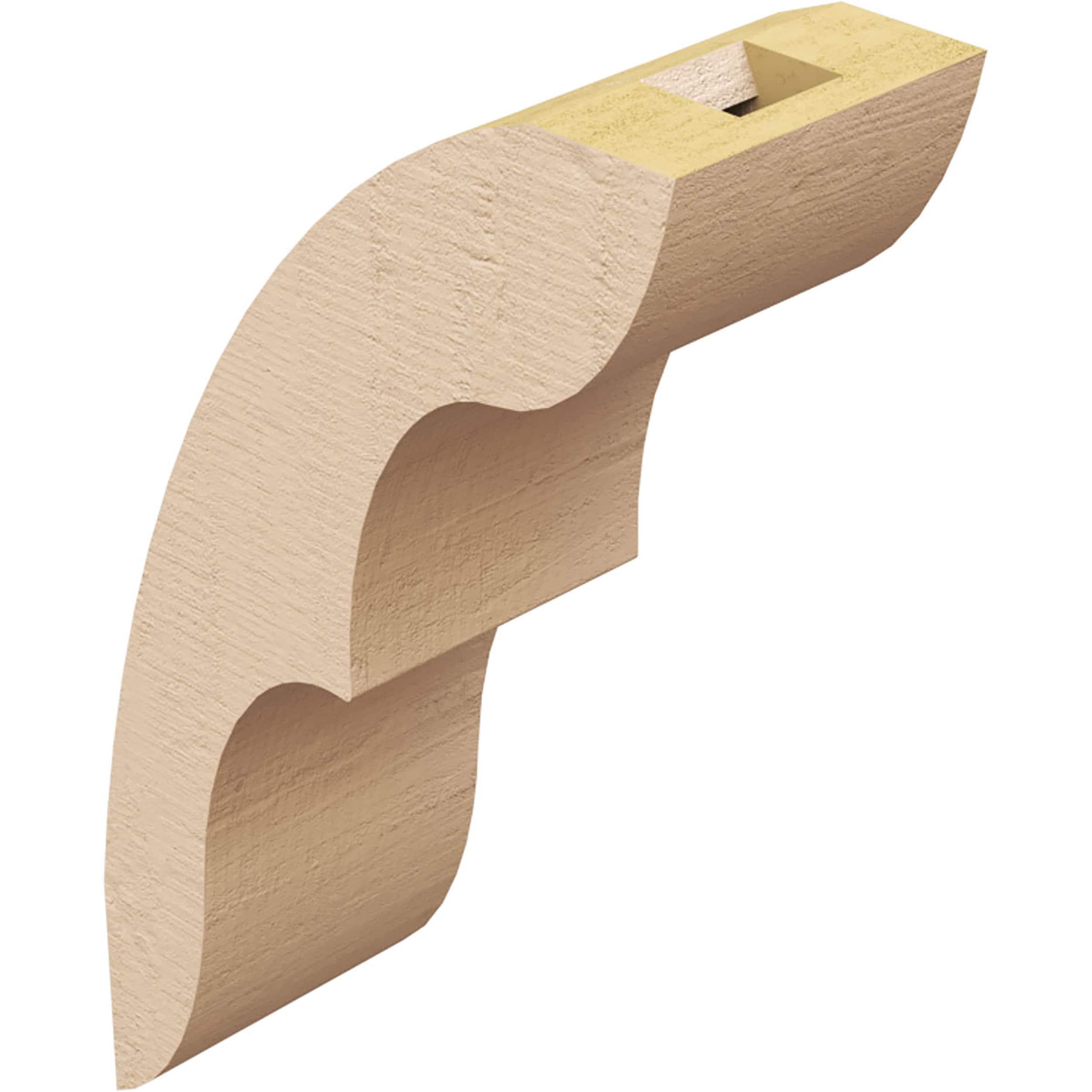 Ekena Millwork BRCUR03X06X10OZKRCPR braces - View #12