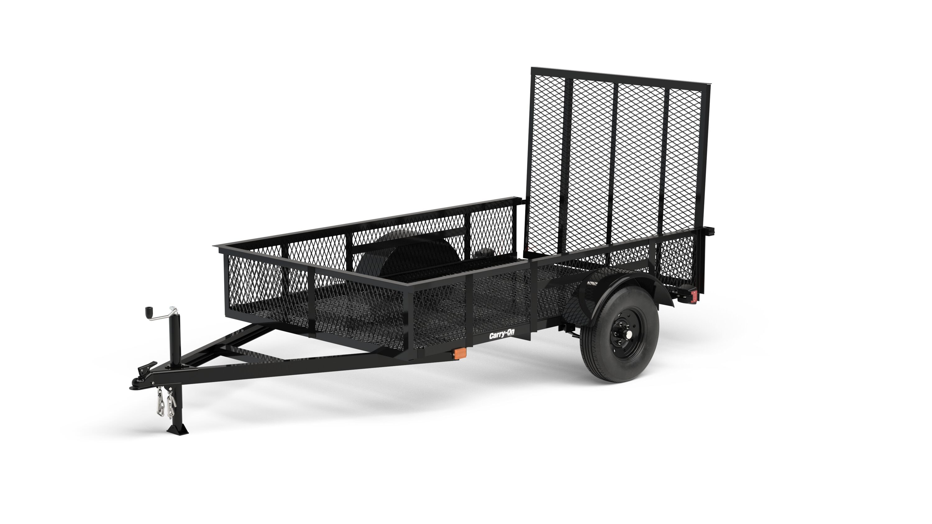 Carry-On Trailer 5-ft x 8-ft Steel Mesh Utility Trailer with Ramp Gate  (1575-lb Capacity) in the Utility Trailers department at