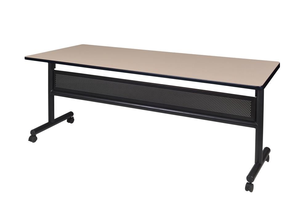 Regency MKFTM7224BE Training Off-white 4-Person Training Table (72-in W x 29-in H)