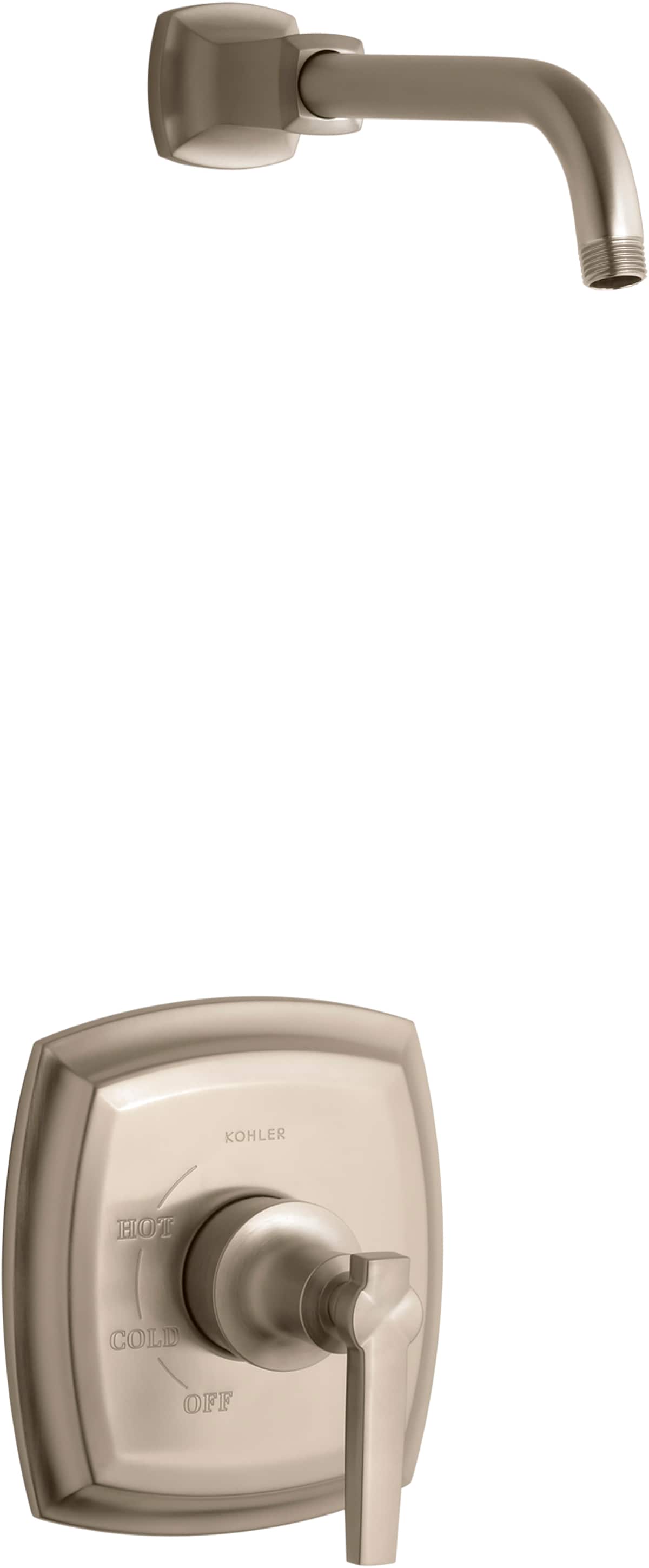 KOHLER TLS16234-4-BV Margaux Vibrant Brushed Bronze 1-handle Sold separately Shower Faucet with Valve