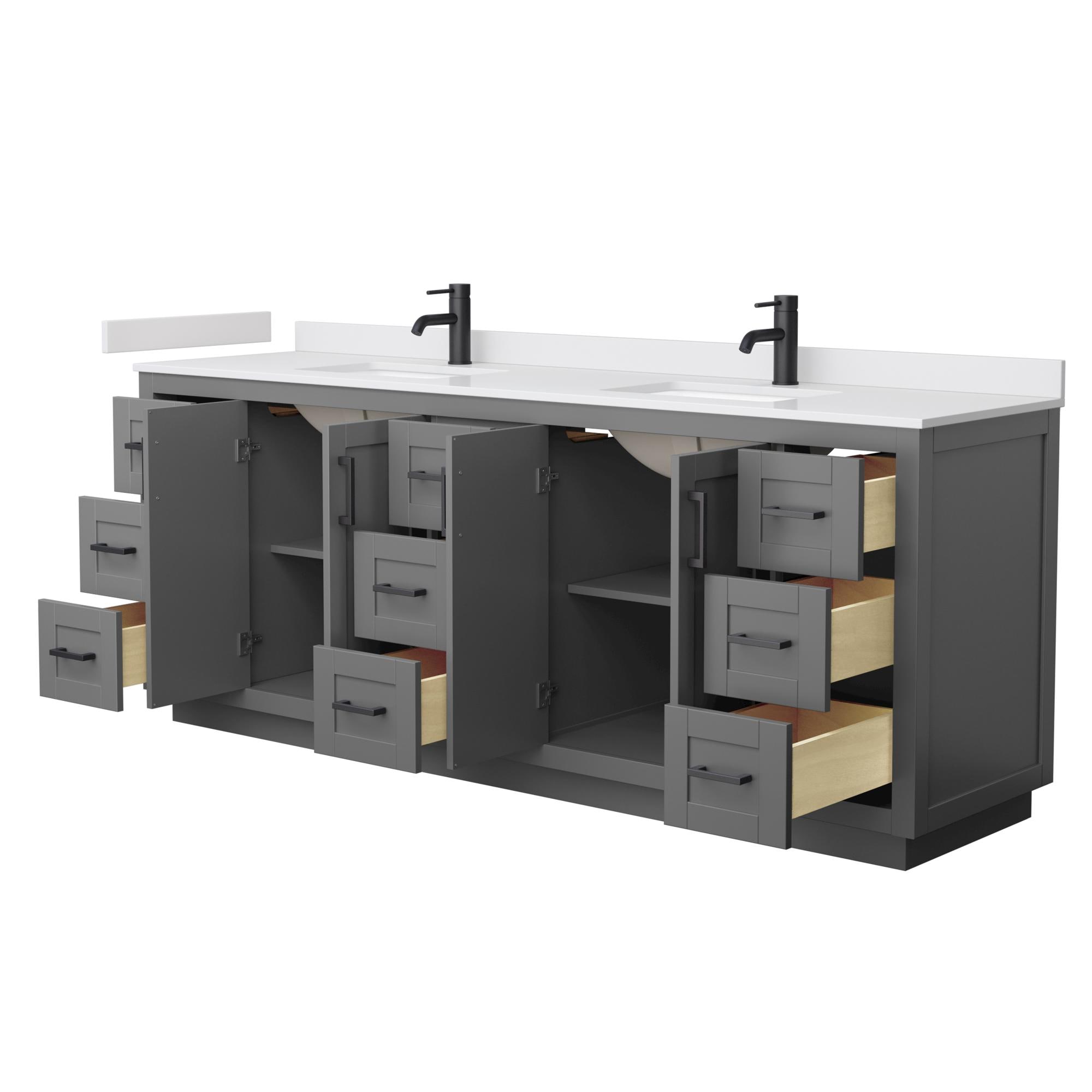 Wyndham Collection WCF292984DGBWCUNSMXX Bath-Vanity-Combo - View #3