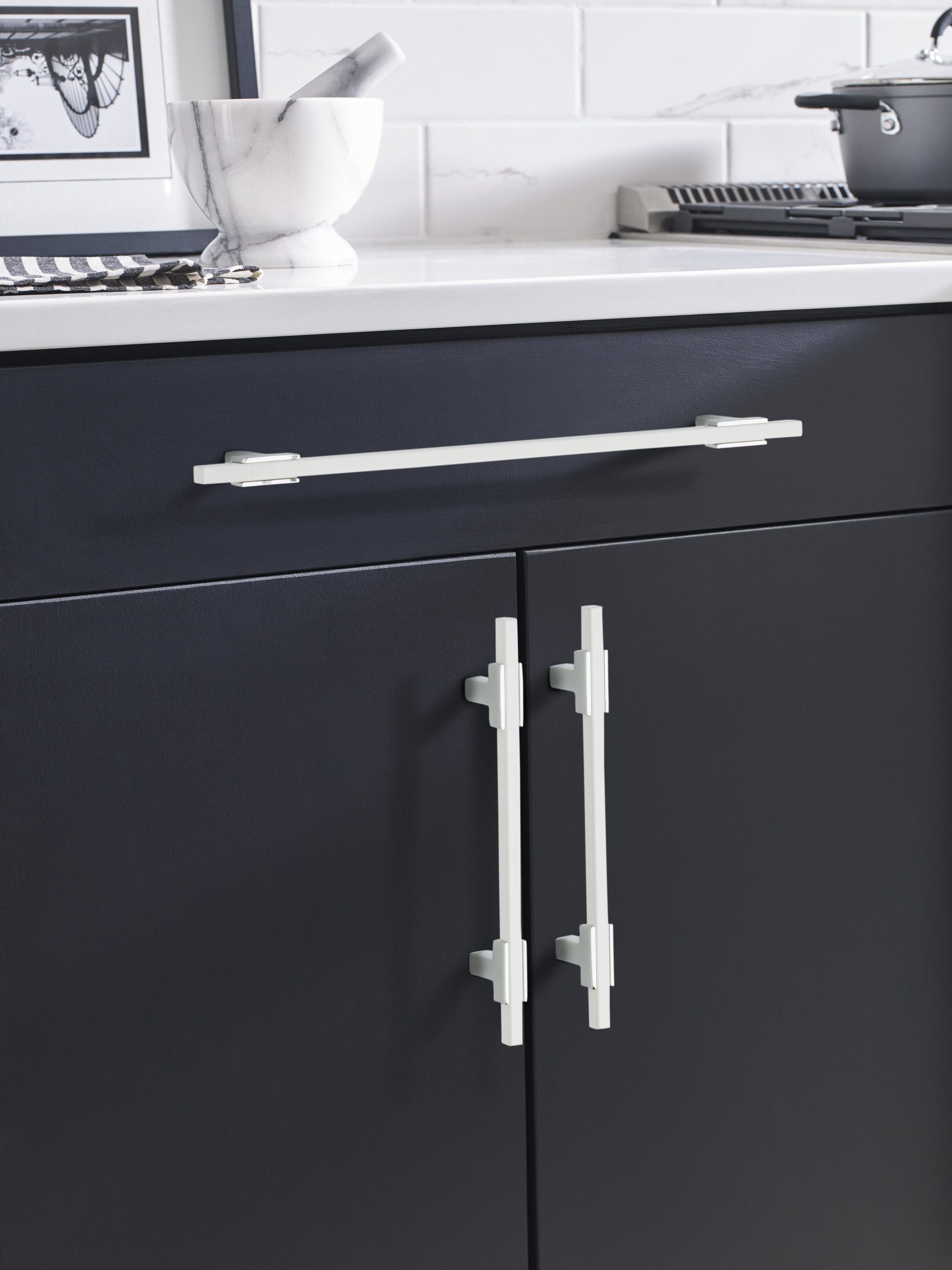 Amerock BP77812826WHT Cabinet-Pulls - View #3