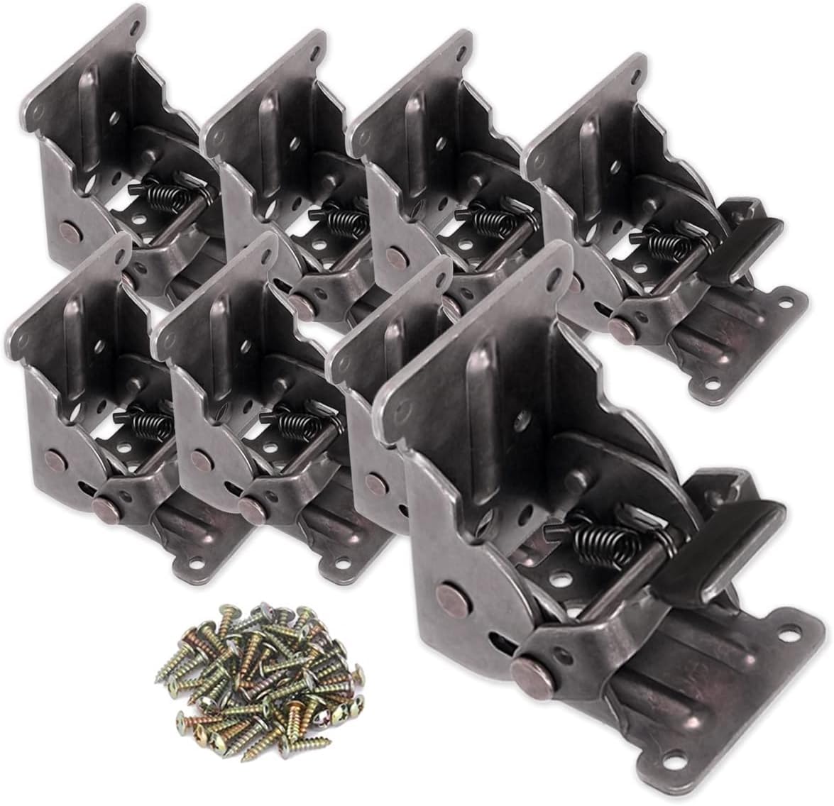 Phyfalip Heavy Duty Locking Hinge for Folding Table Brackets 8 Pack ...