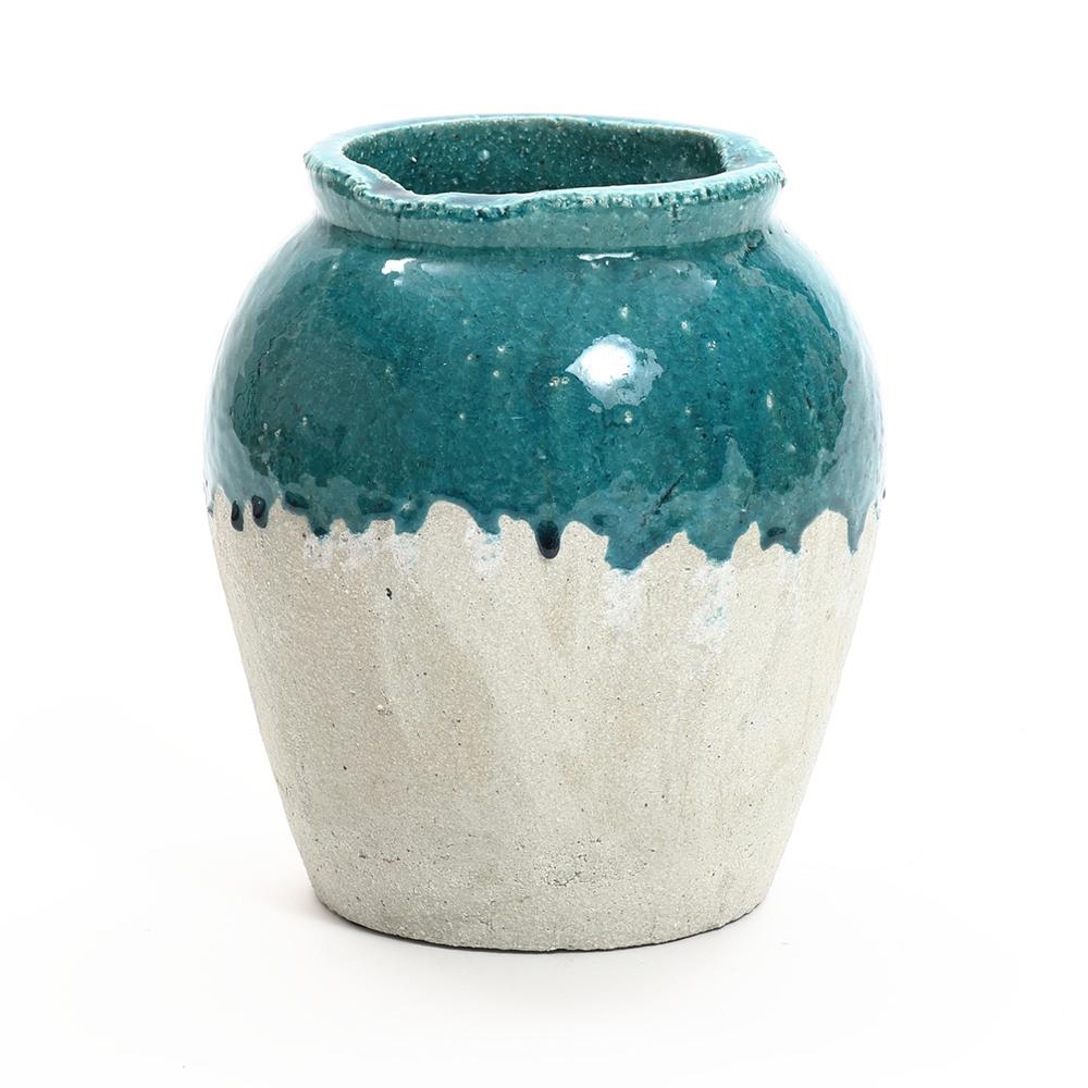 LuxenHome WHD2202 Multiple colors/finishes Stone Modern Vase