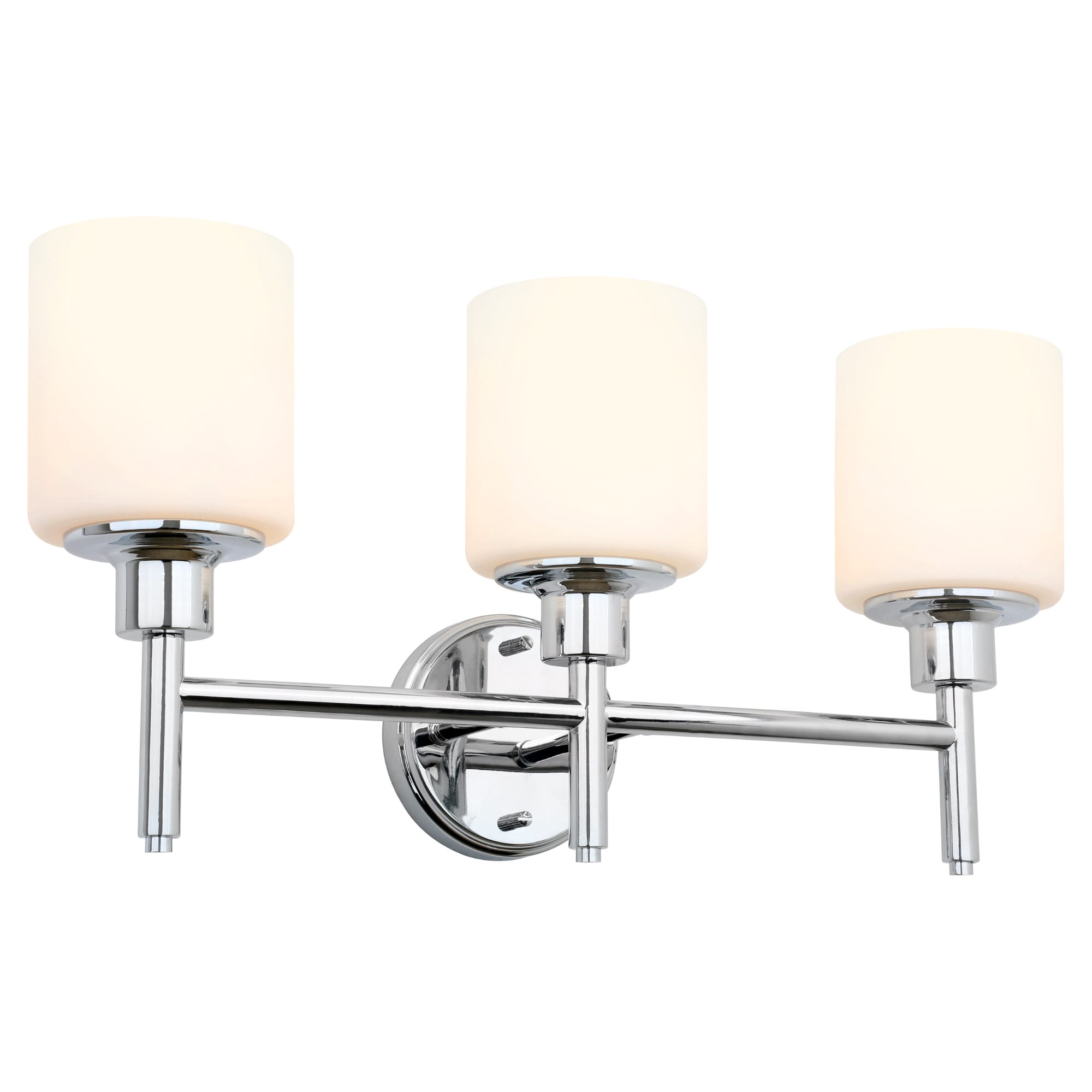 Design House 589770 Aubrey 21.625-in 3 -Light Polished Chrome Transitional Vanity light