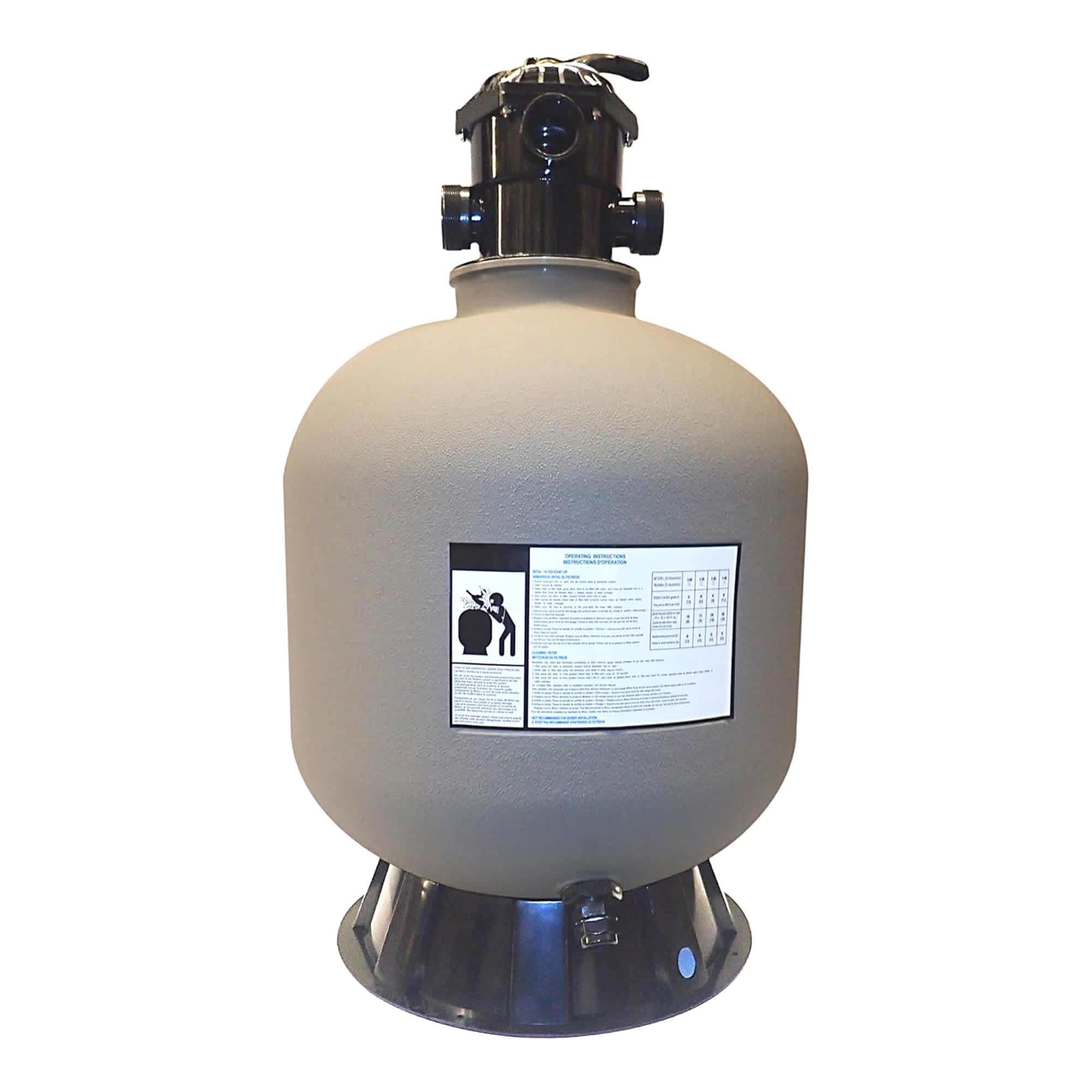 Swimline - HYDROTOOLS by  19 Inch Sand Filter Combo w/ Stand 175 Pound Capacity