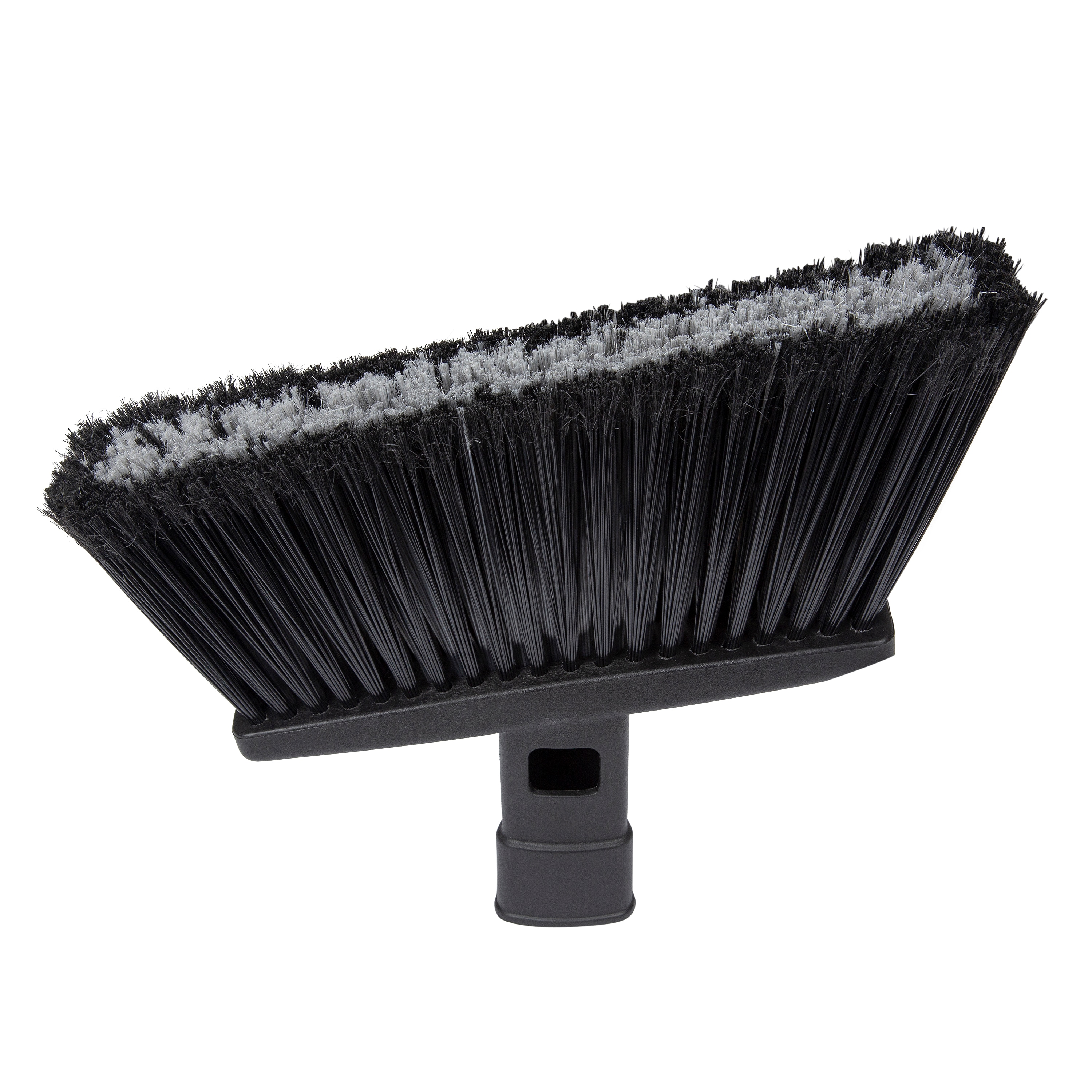 SWOPT Premium Straight Broom + 48 Eva Foam Comfort Grip Wooden Handle, Combo — Cleaning Head with Long Handle Interchangeable with All SWOPT