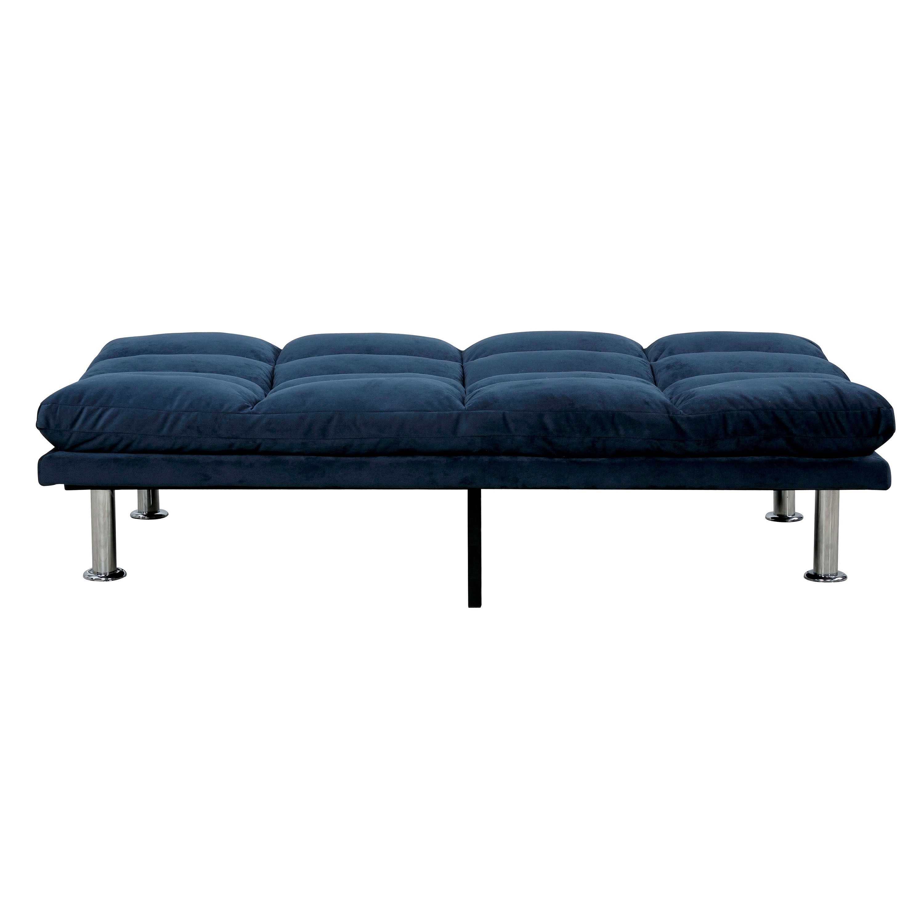 Furniture Of America Tenora Navy And Chrome Contemporary/Modern ...