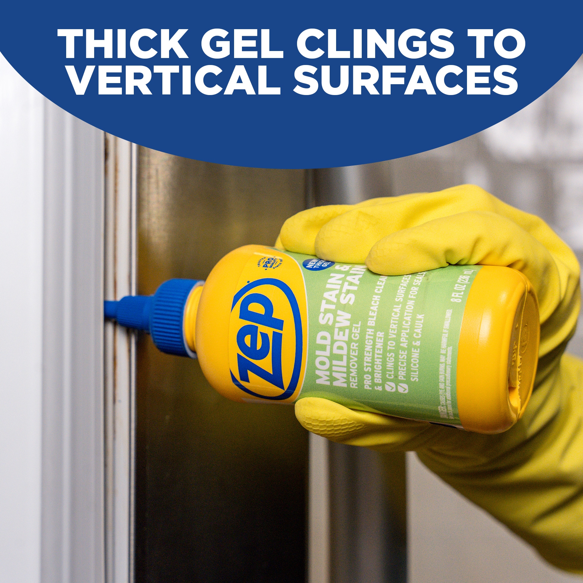 Zep Mold and Mildew Stain 8 oz Gel Mold Remover in the Mold Removers  department at Lowes.com