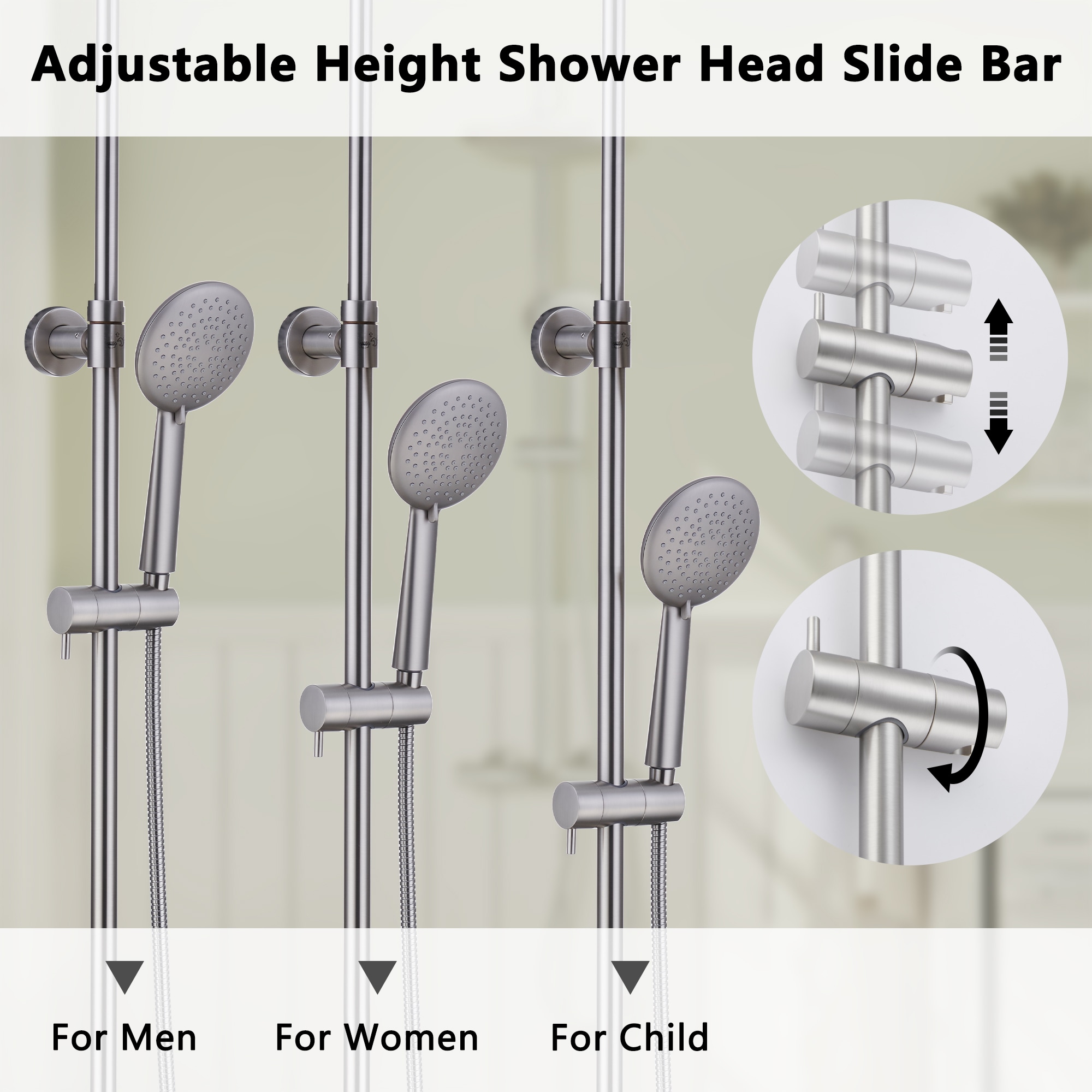 CASAINC CS3623-10ORB Showerhead-Bar-Panels - View #7