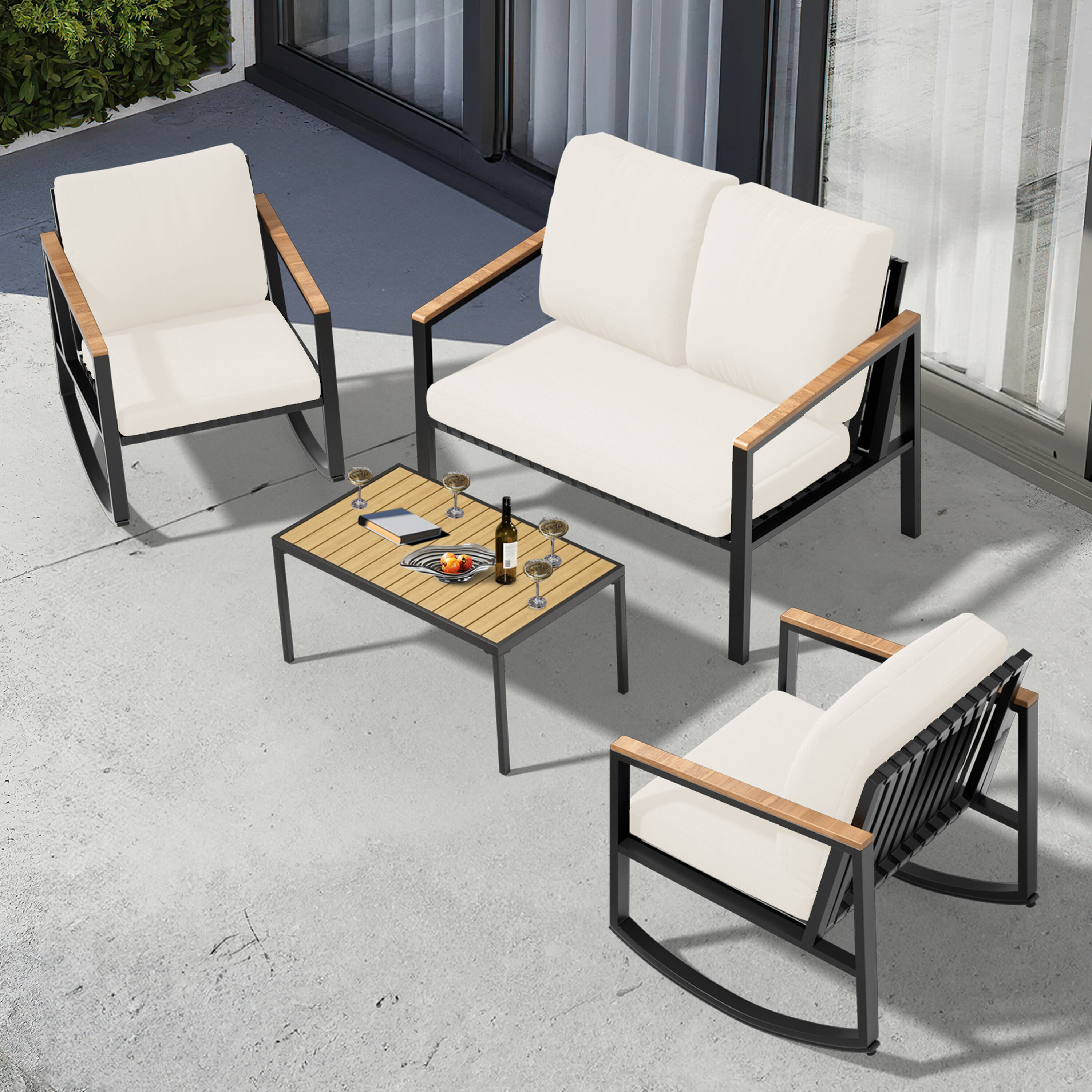 JEAREY KDBD-04 Patio-Conversation-Sets - View #11