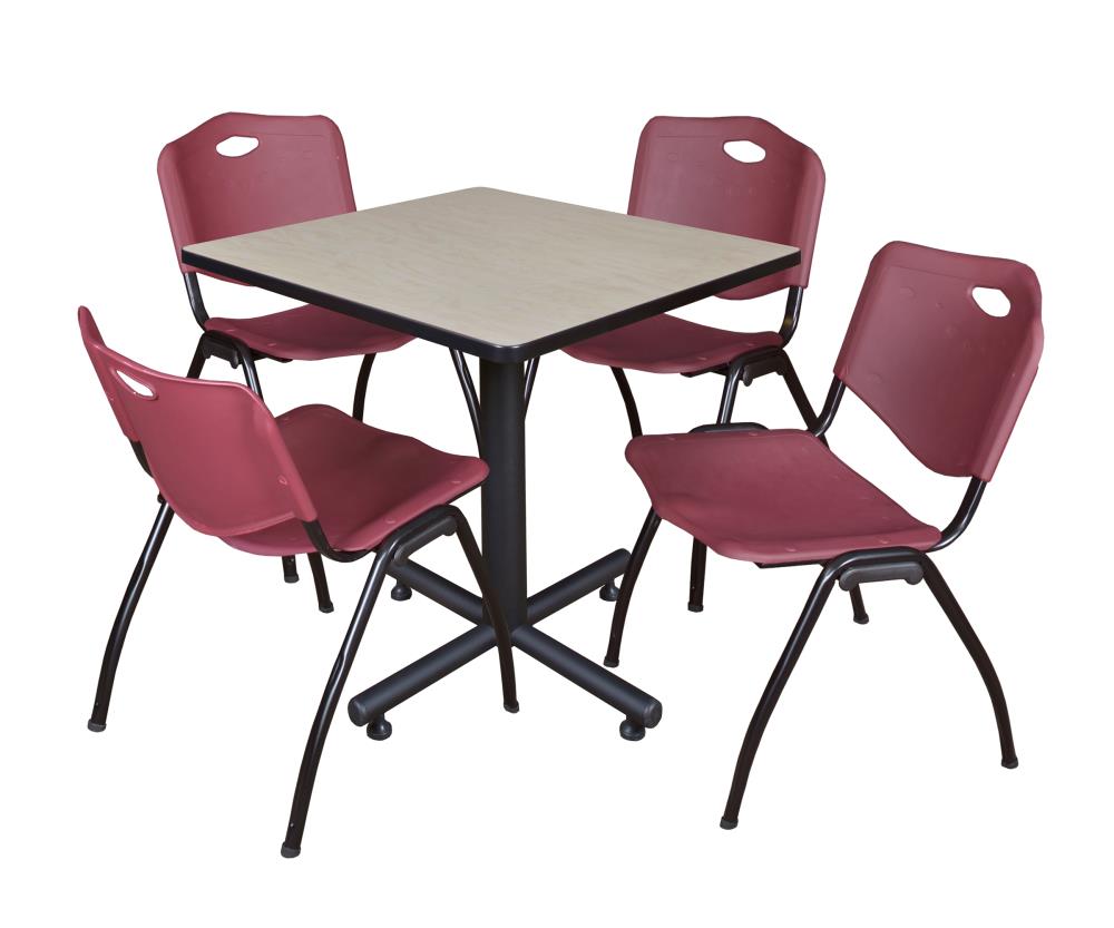 Regency TKB3030PL47BY Breakroom Off-white 4-Person Training Table (30-in W x 29-in H)